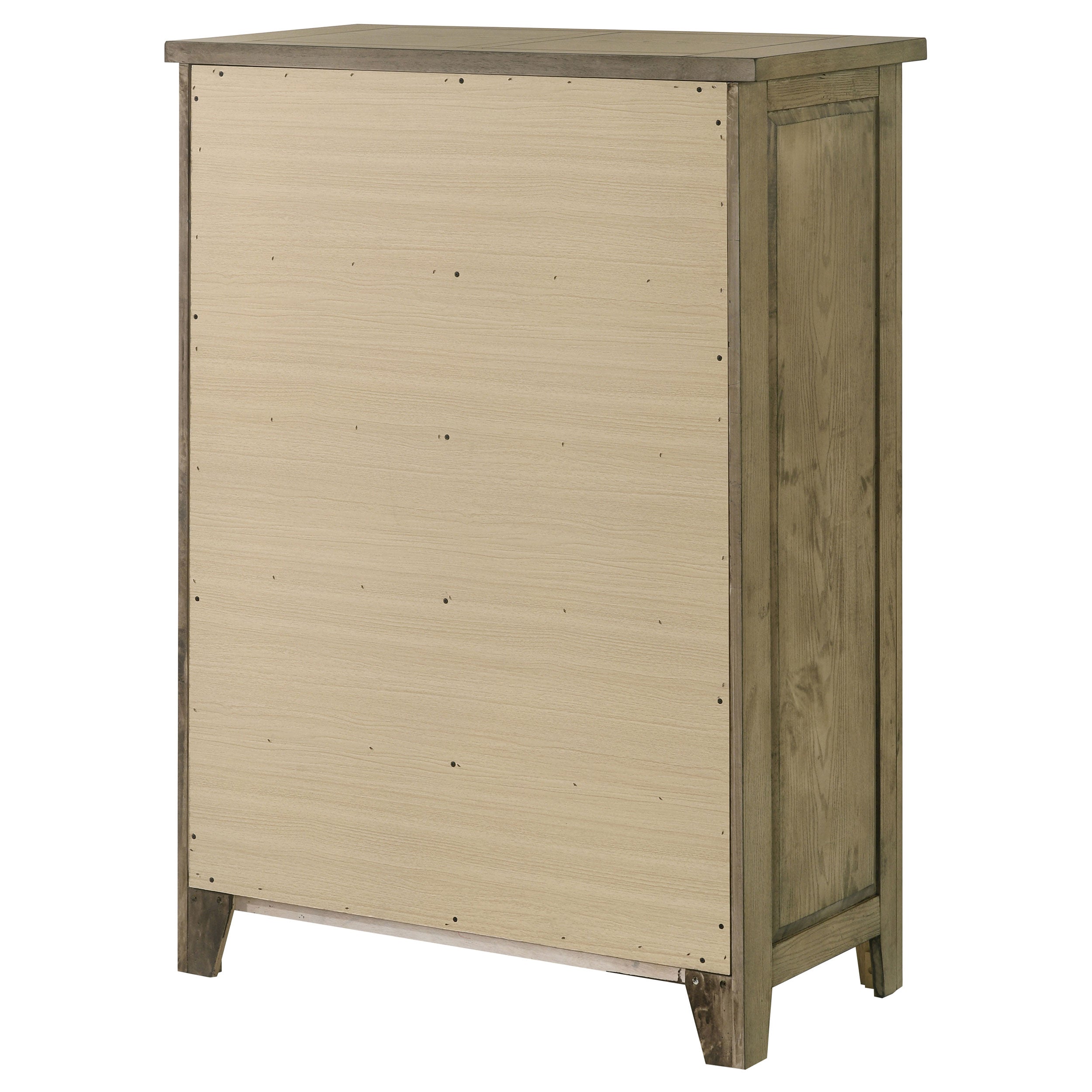 Hazlewood 5-drawer Bedroom Chest of Drawers Vineyard Oak — view 8
