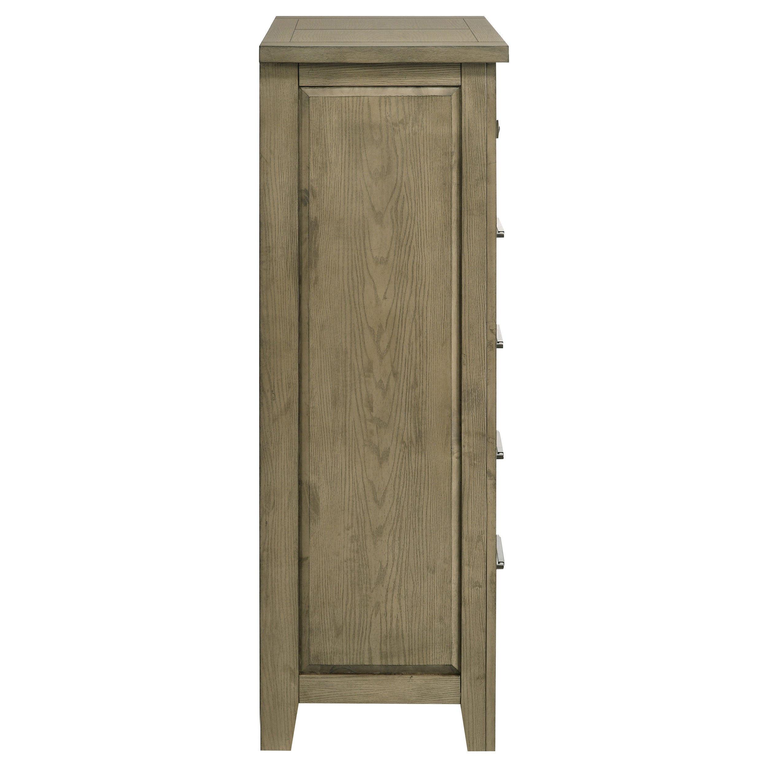 Hazlewood 5-drawer Bedroom Chest of Drawers Vineyard Oak — view 9