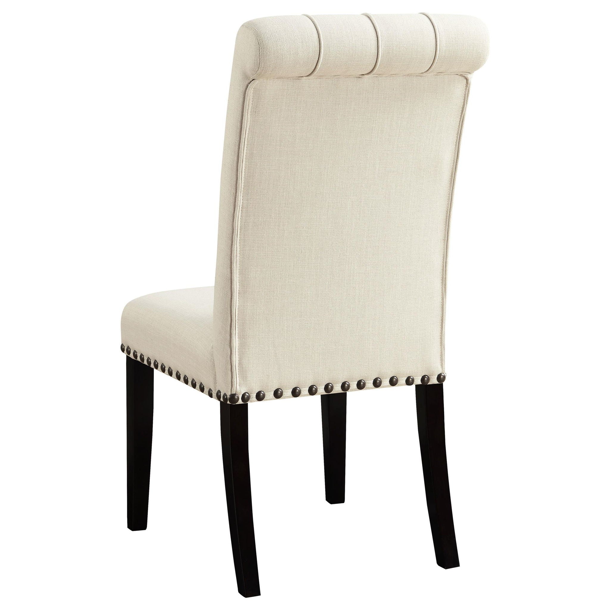 Alana Fabric Upholstered Dining Side Chair Beige (Set of 2) - Atlantic Fine Furniture Melbourne FL