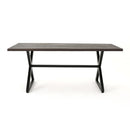 Rolando - Outdoor Aluminum Dining Table With Steel Frame