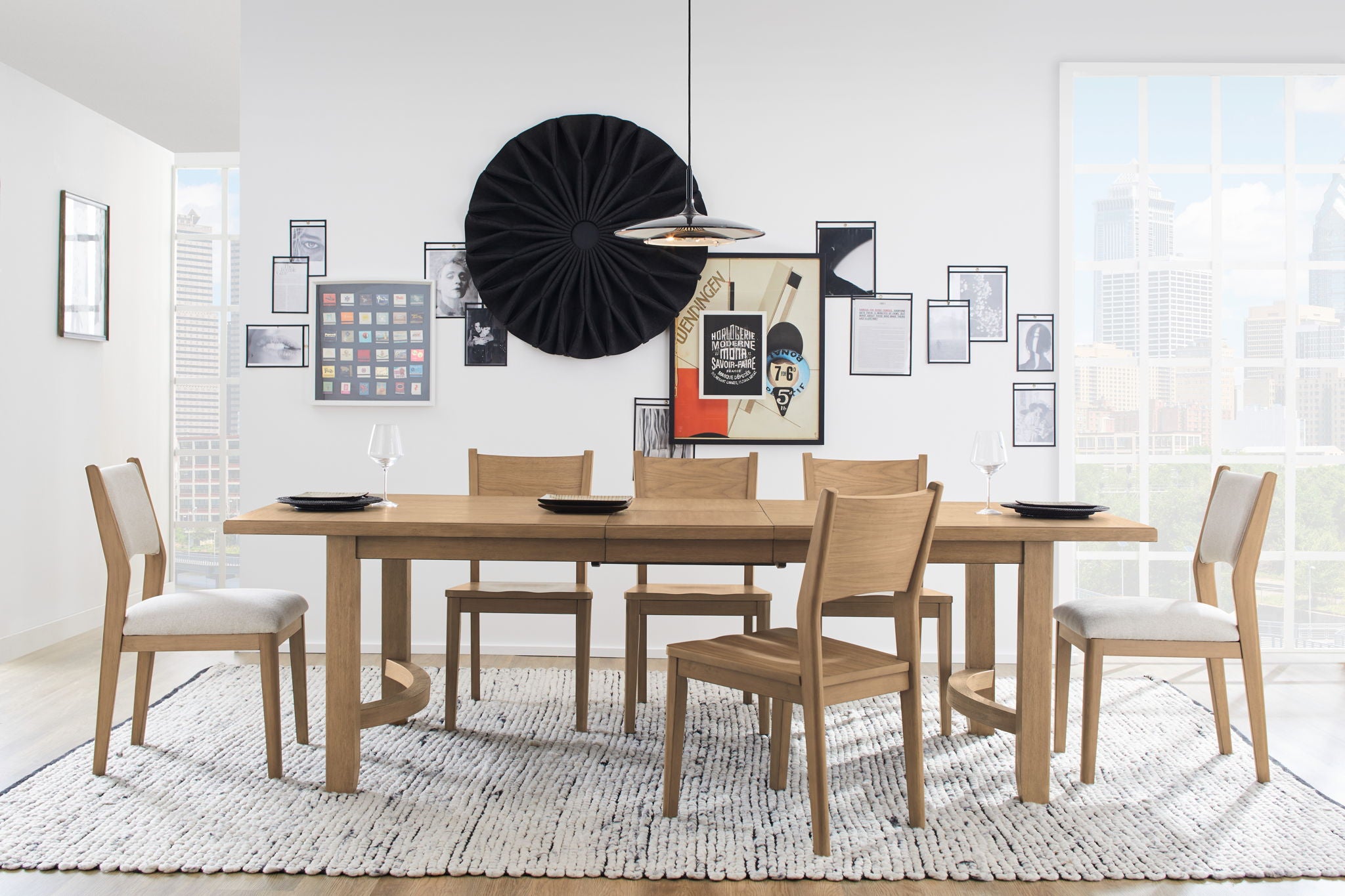 Normandy - Rectangular Dining Table - Light Brown