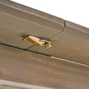 Modern Outdoor Dining Set With Expandable Acacia Wood Table