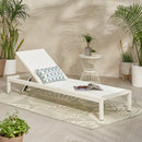 Outdoor Patio Chaise Lounge With 5 Reclining Positions