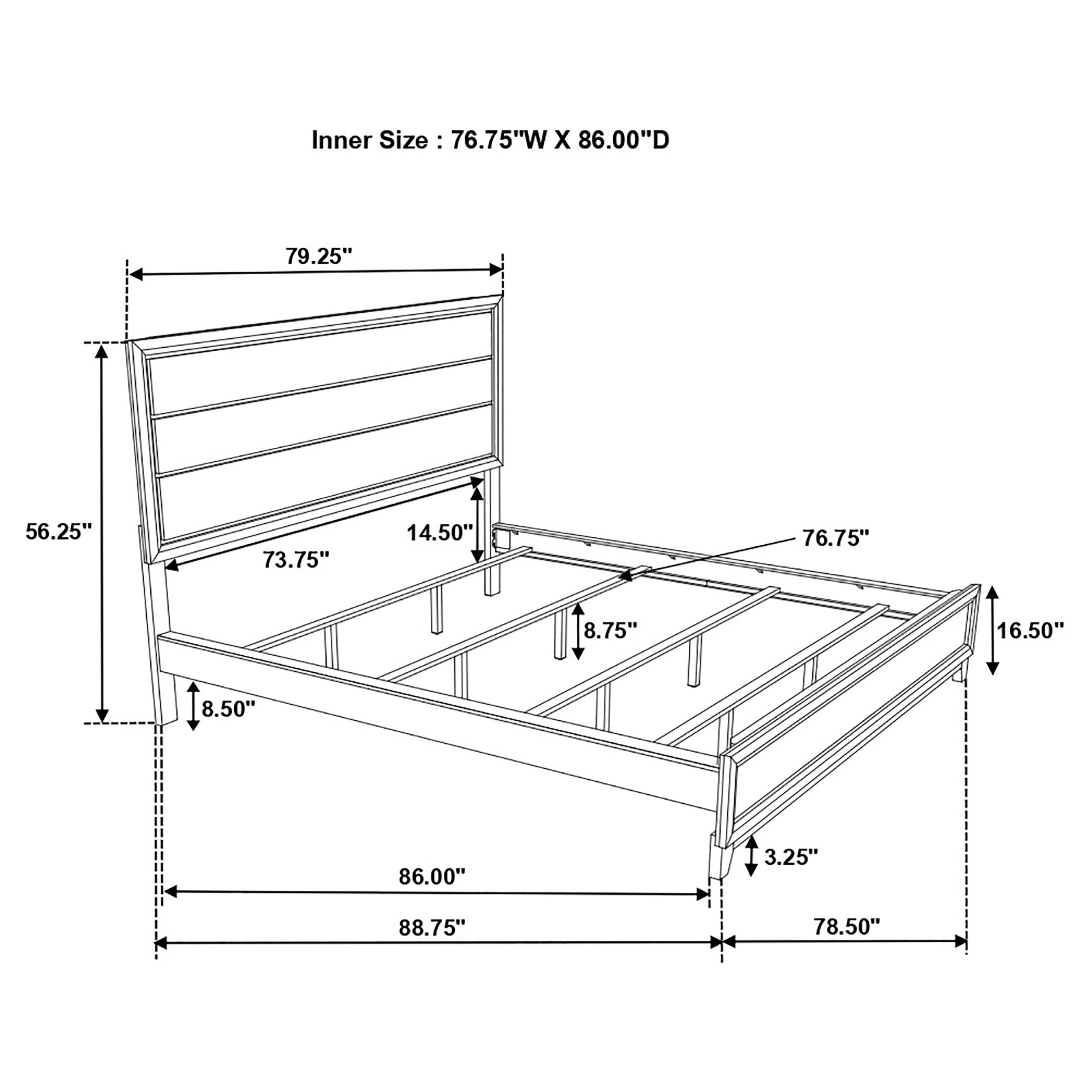 Watson Four-piece California King Bedroom Set Grey Oak — view 15