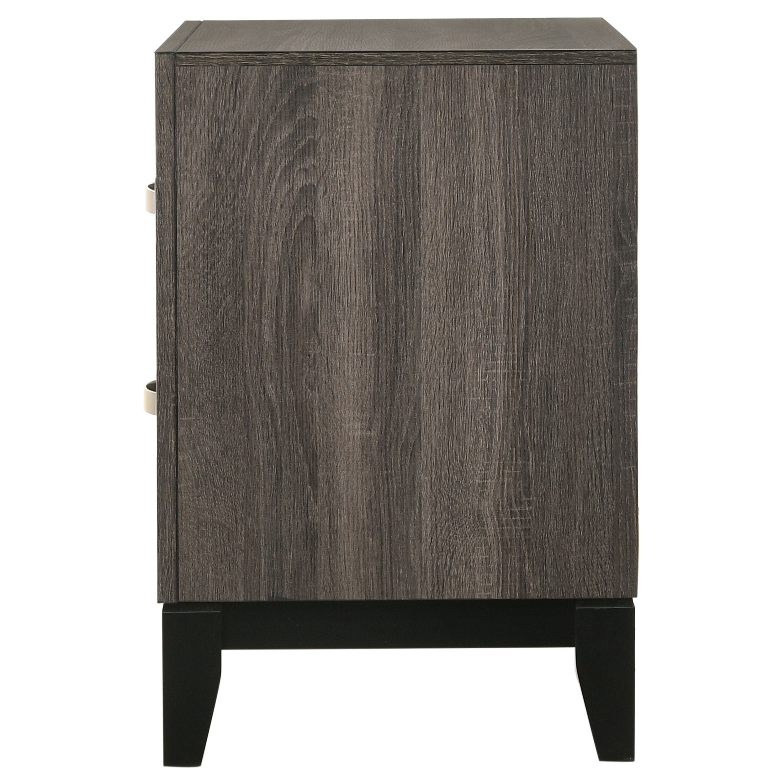 Watson 2-drawer Nightstand Grey Oak — view 4