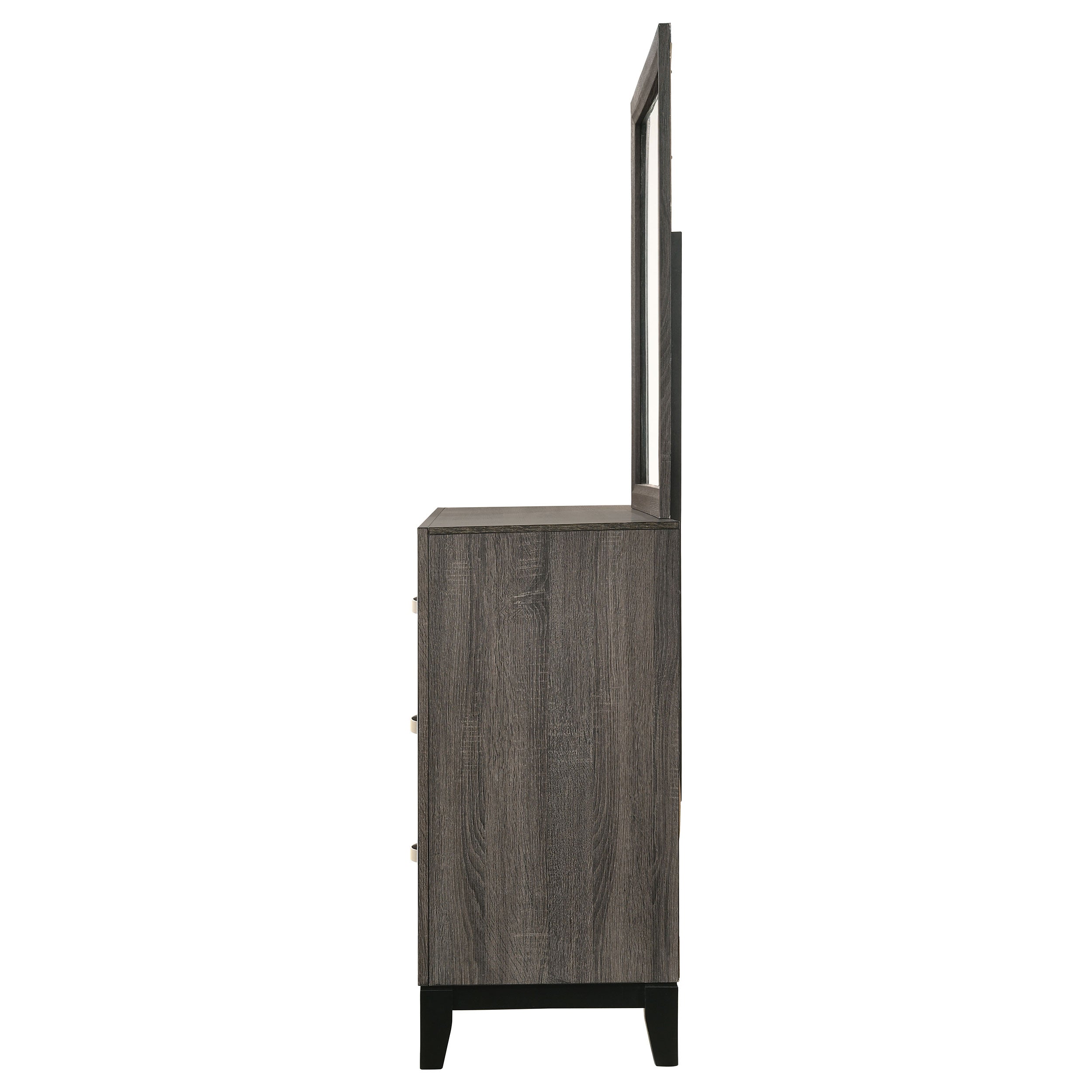 Watson 6-drawer Dresser with Mirror Grey Oak — view 5