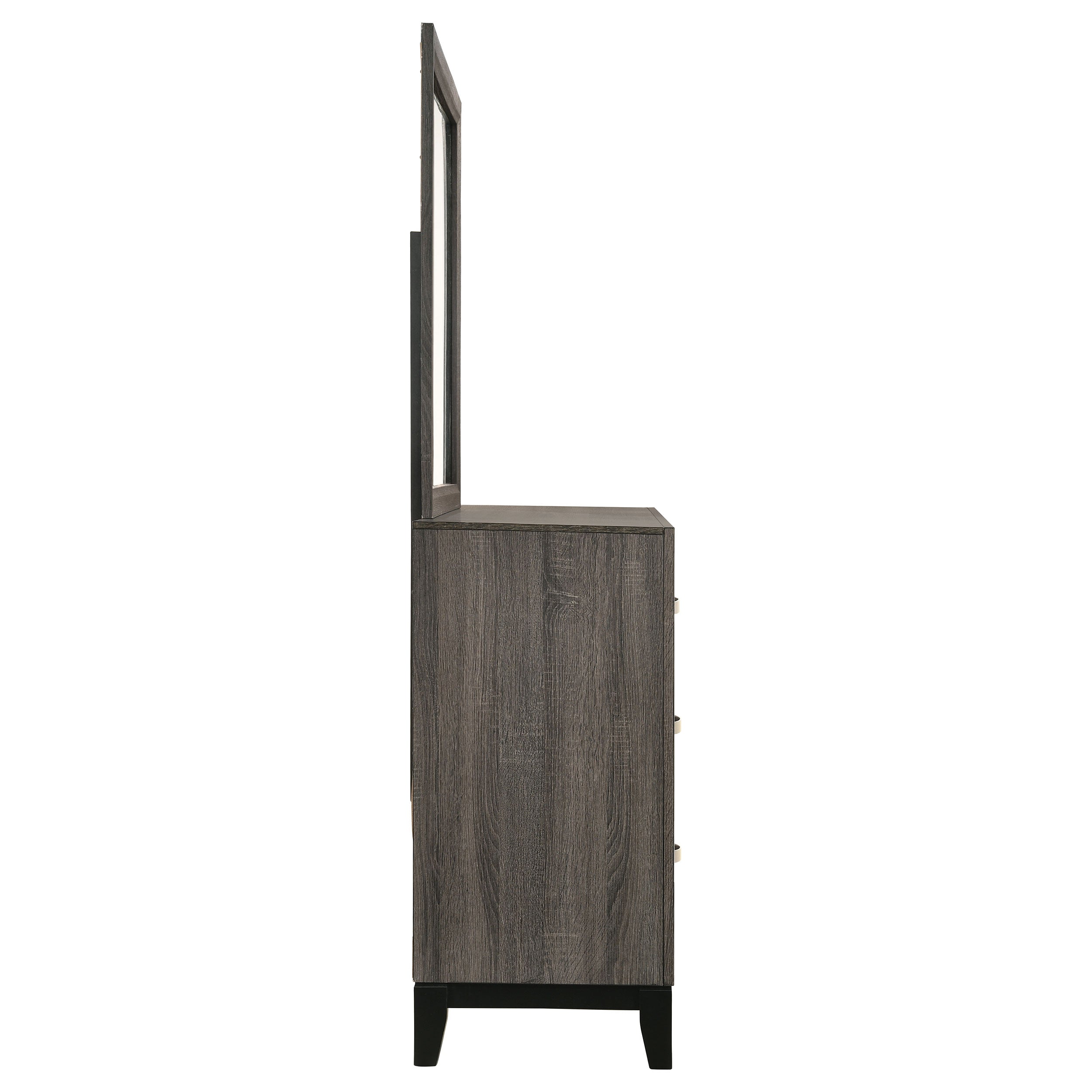 Watson 6-drawer Dresser with Mirror Grey Oak — view 9