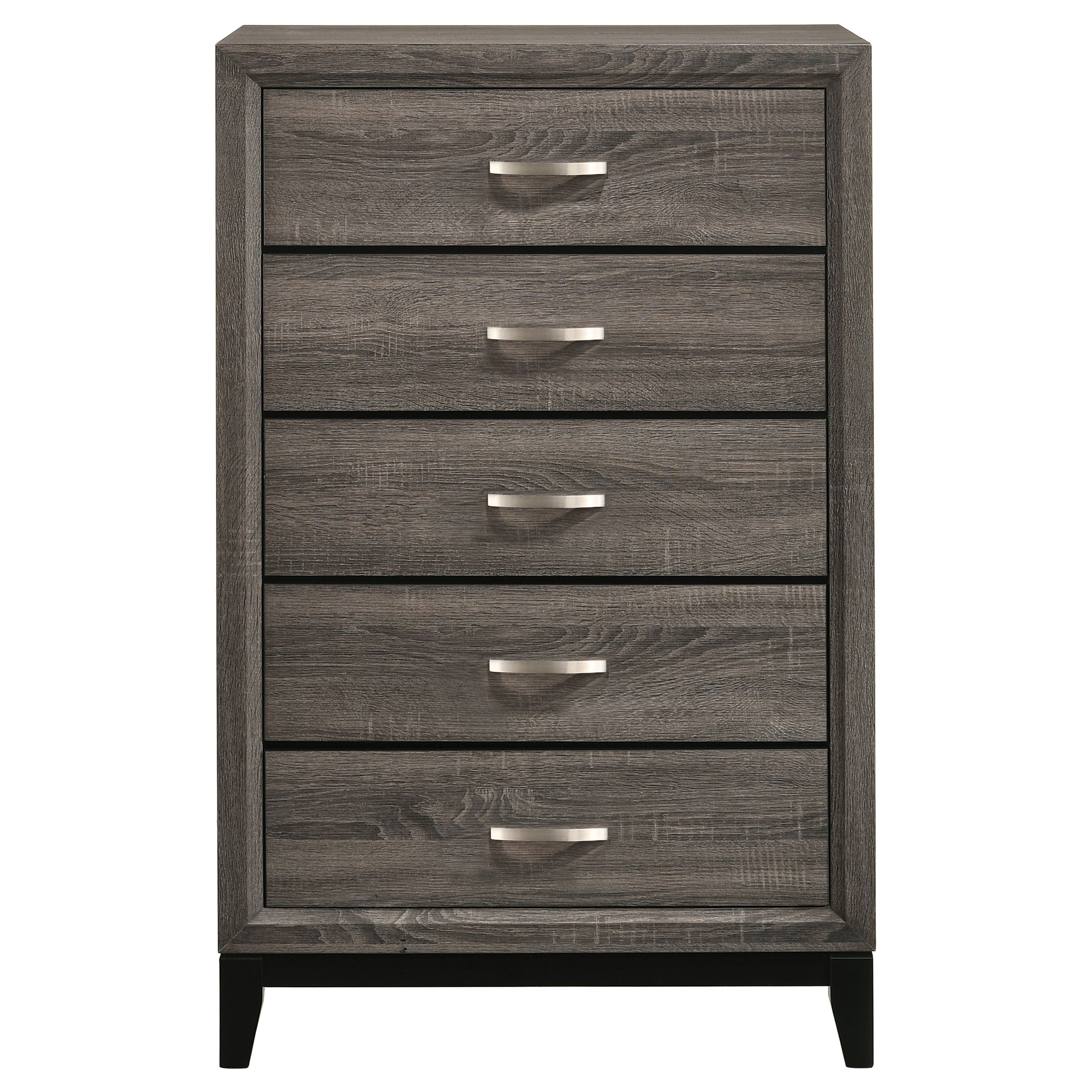 Watson 5-drawer Bedroom Chest Grey Oak — view 3