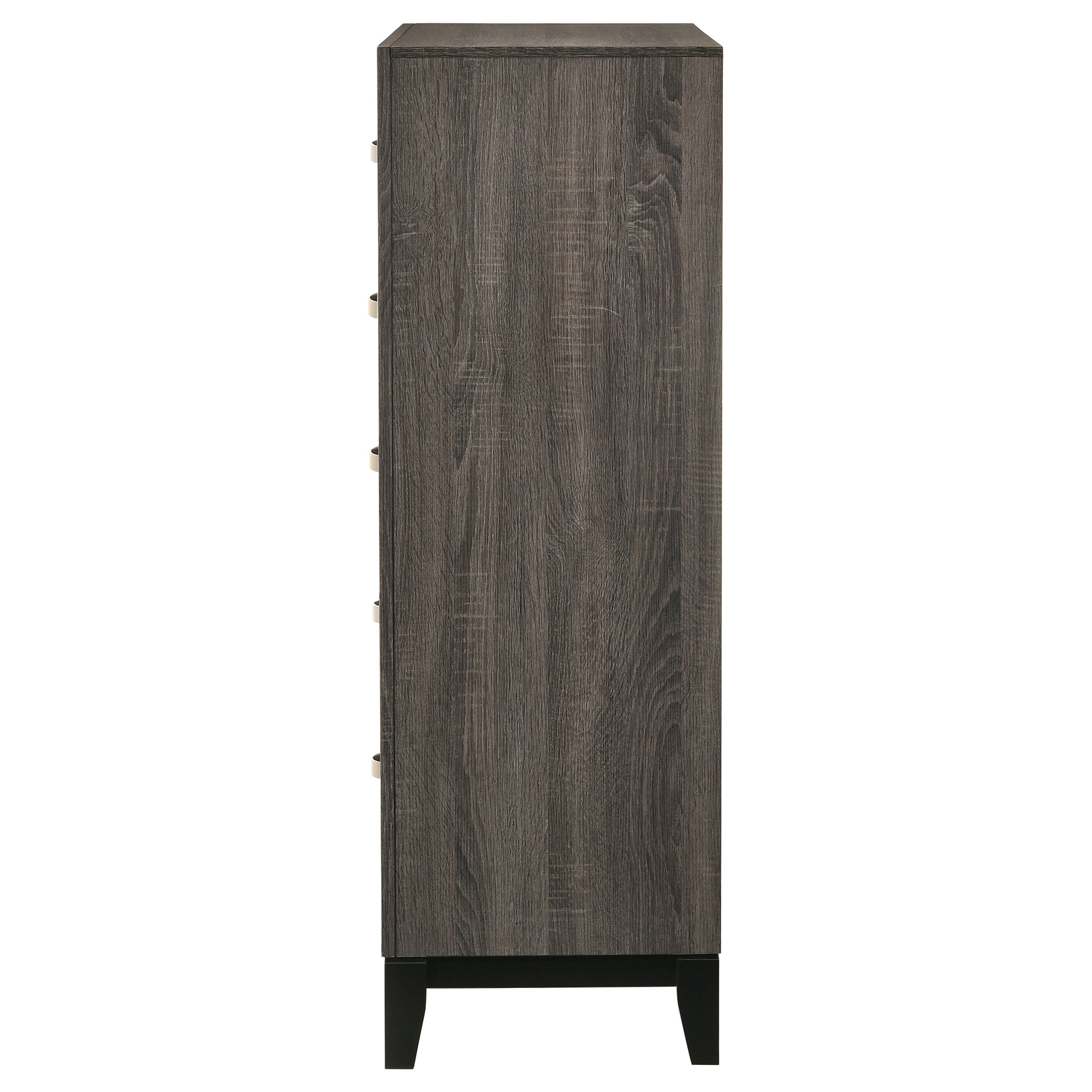 Watson 5-drawer Bedroom Chest Grey Oak — view 5