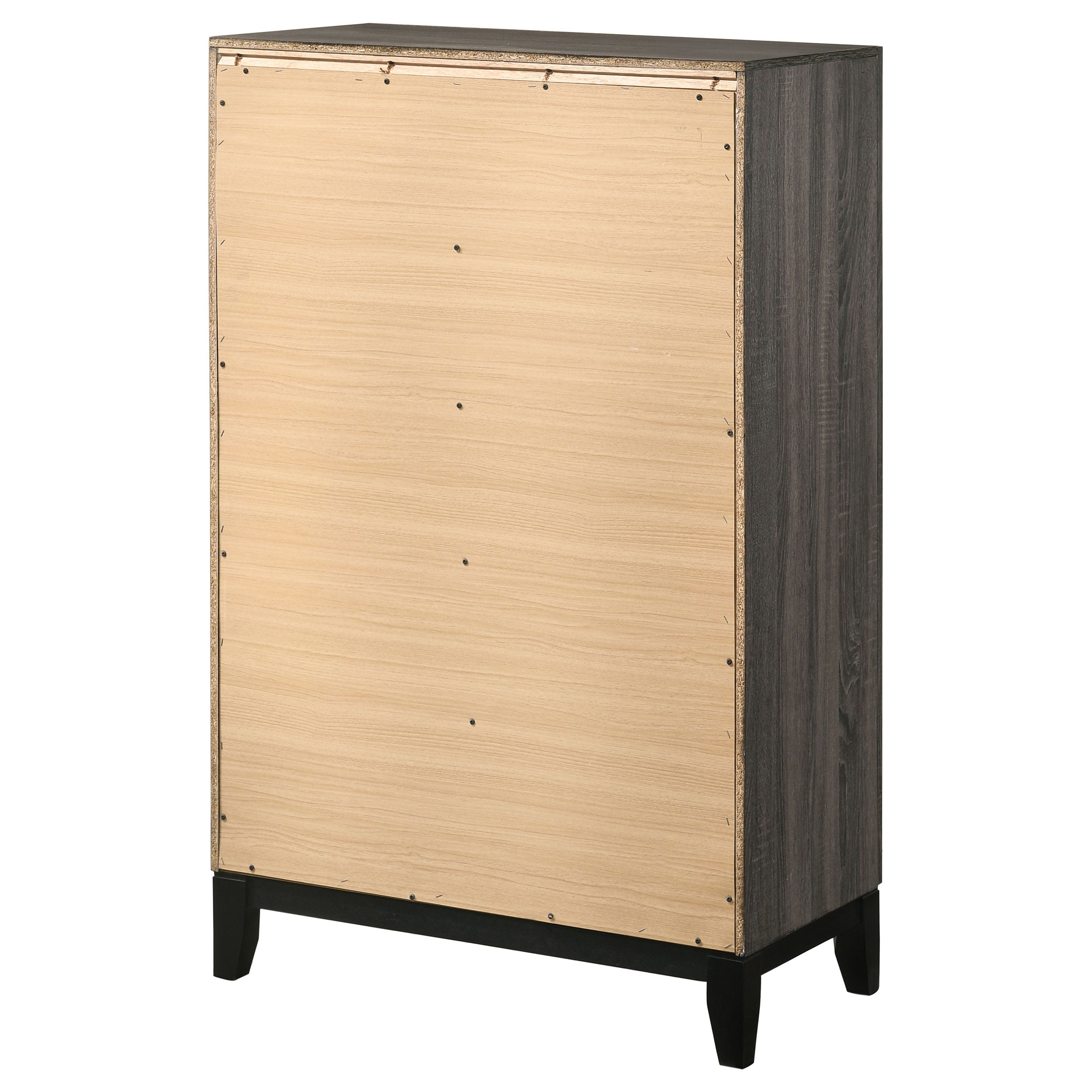 Watson 5-drawer Bedroom Chest Grey Oak — view 8