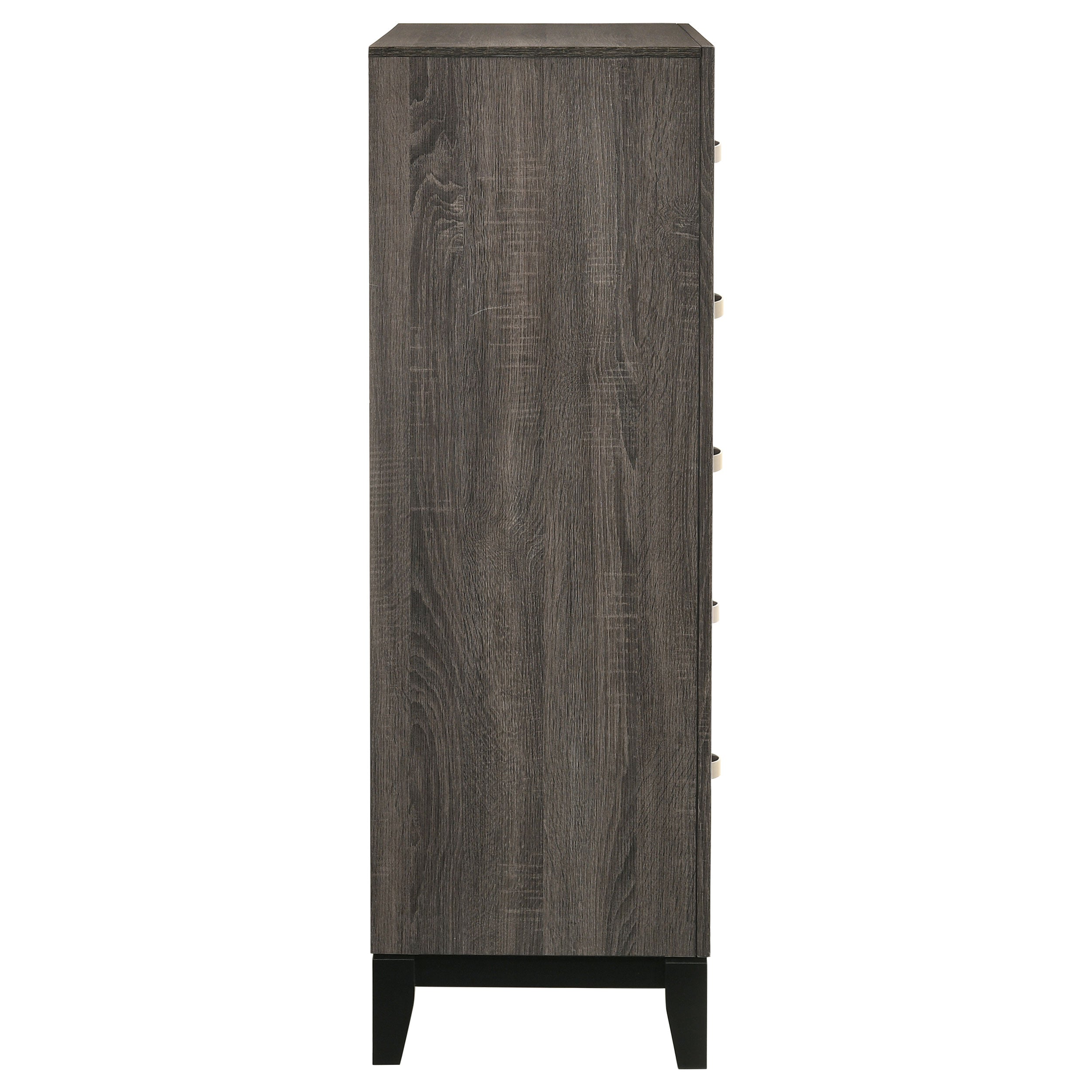 Watson 5-drawer Bedroom Chest Grey Oak — view 9
