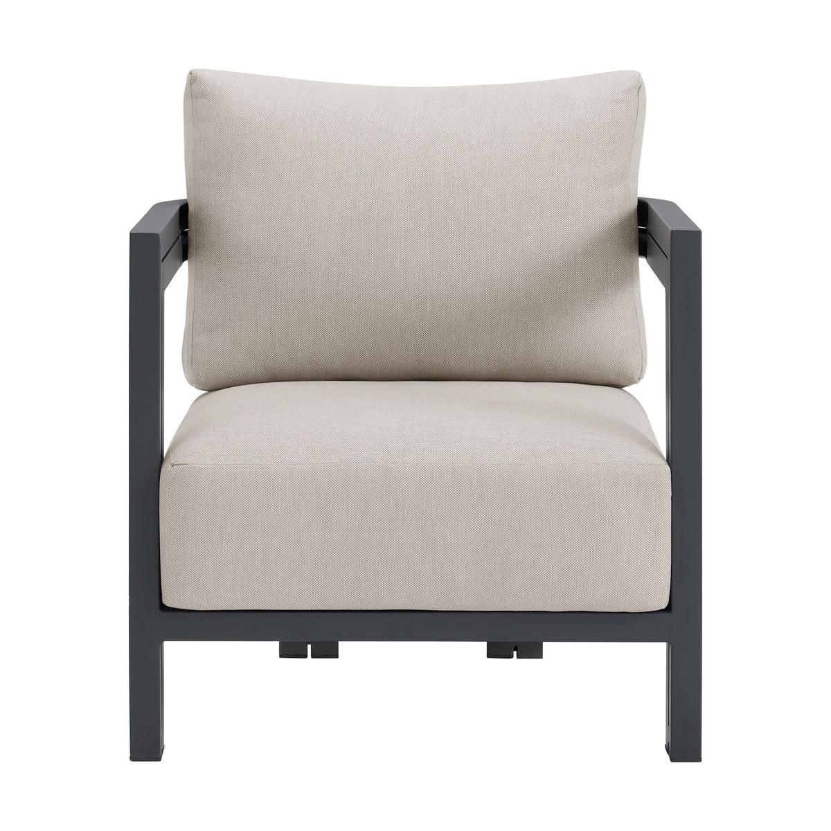 Playa Chair (Set of 2) in Dark Gray / Beige by Elements International, view 3