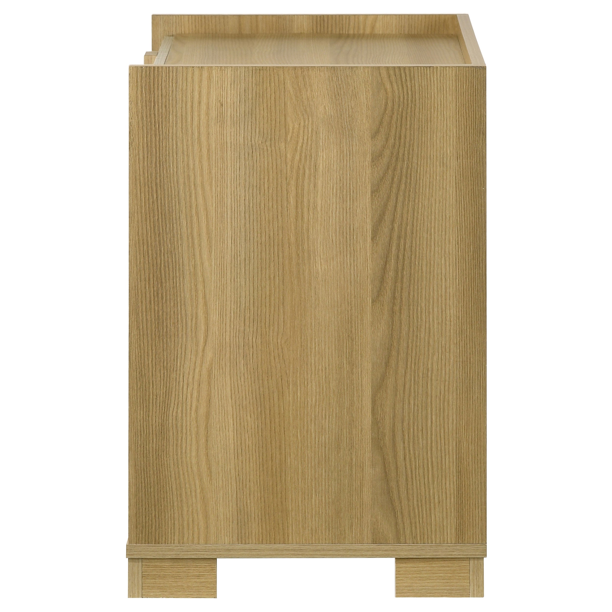 Hyland 2-drawer Nightstand Bedside Table Natural — view 4