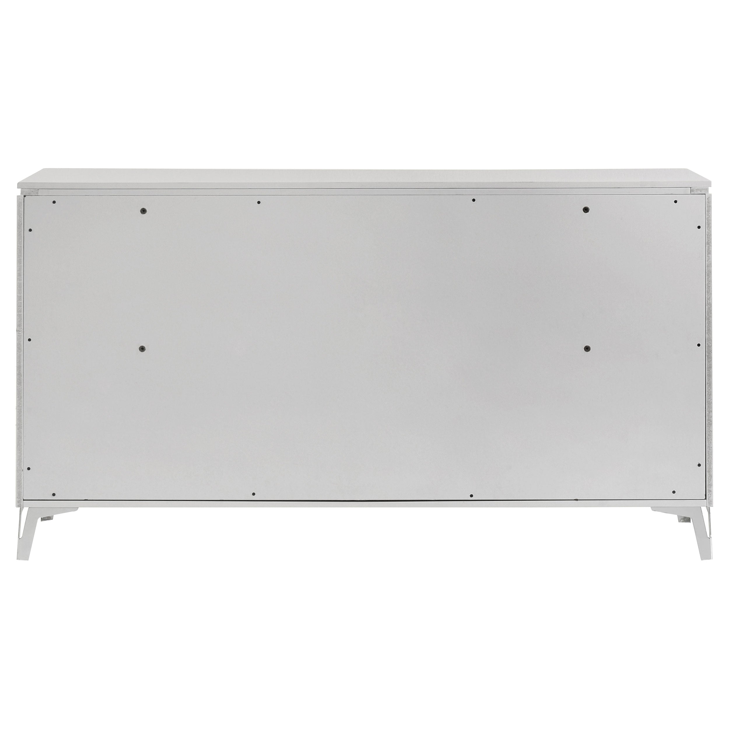Cassia 6-drawer Bedroom Dresser Cabinet White High Gloss — view 5