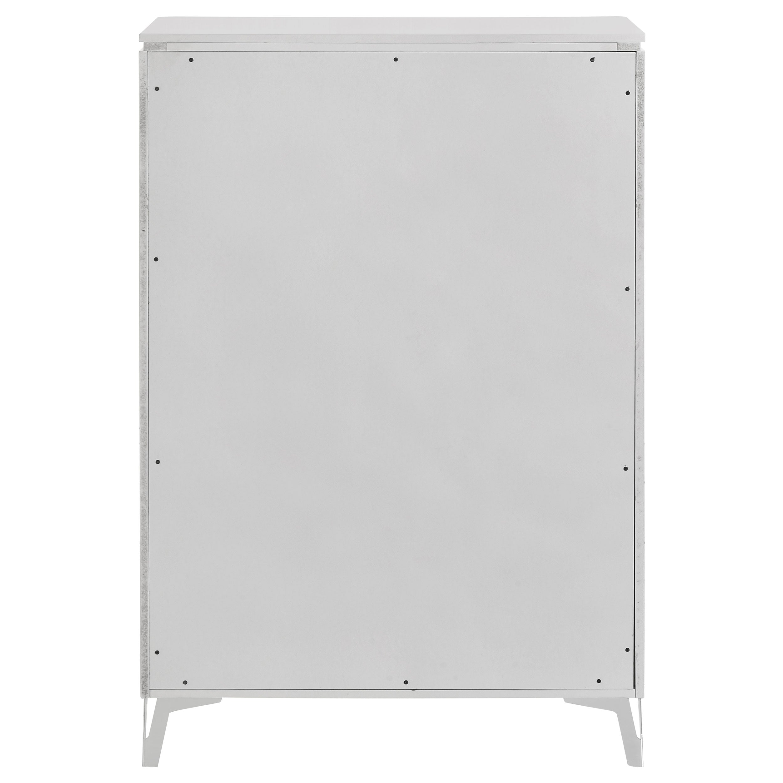 Cassia 5-drawer Bedroom Chest of Drawers White High Gloss — view 5