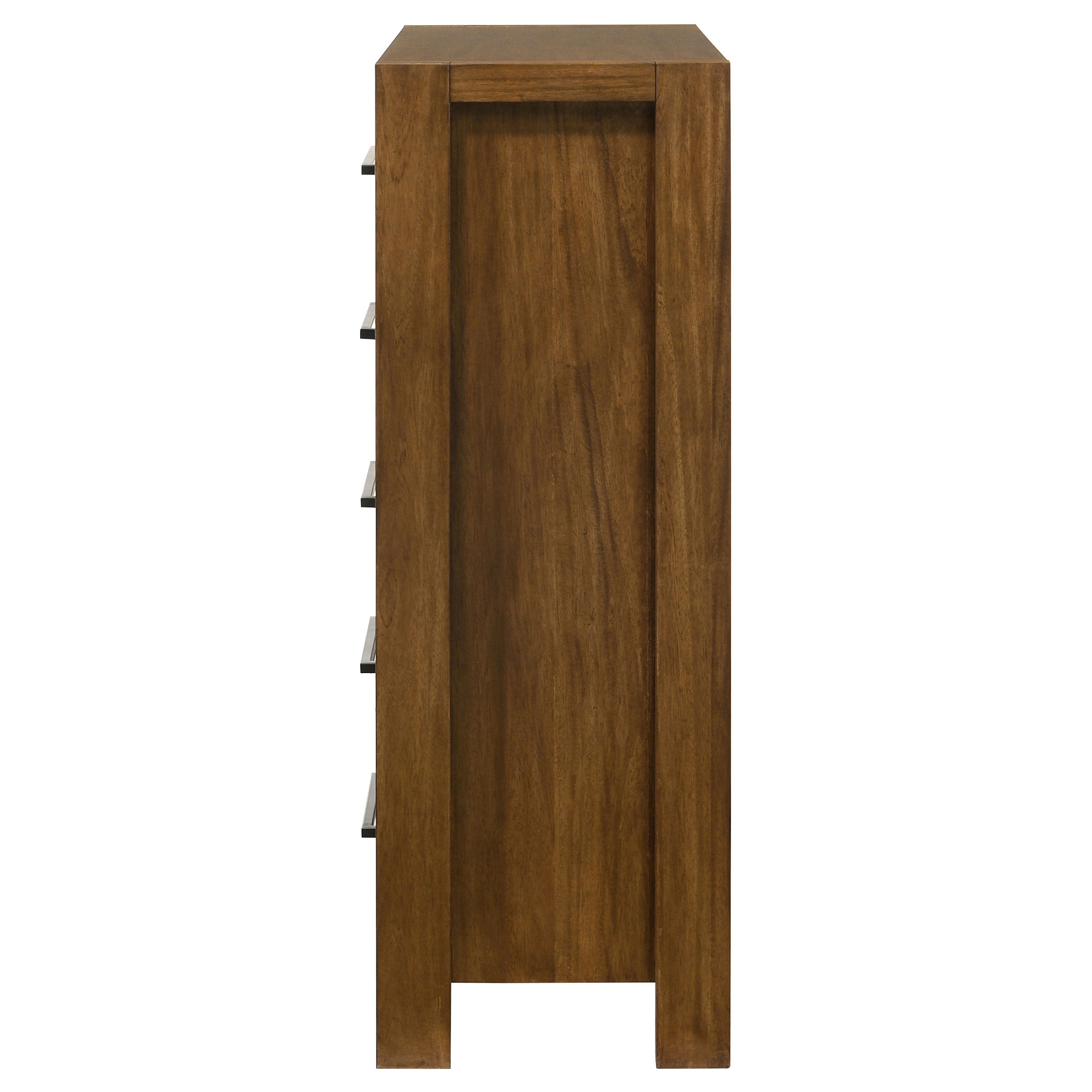 Adderley 5-drawer Bedroom Chest of Drawers Warm Brown — view 5