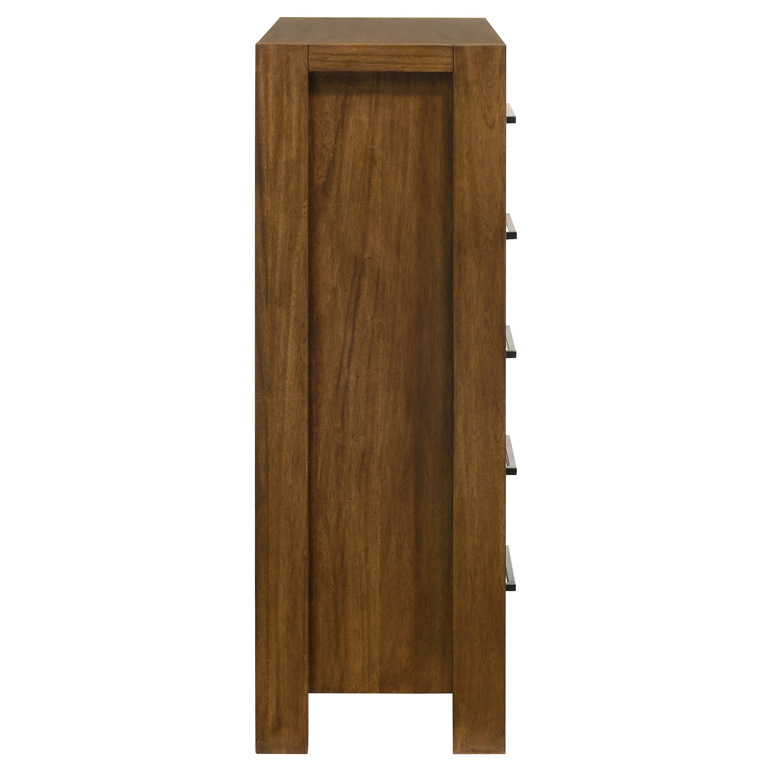 Adderley 5-drawer Bedroom Chest of Drawers Warm Brown — view 9