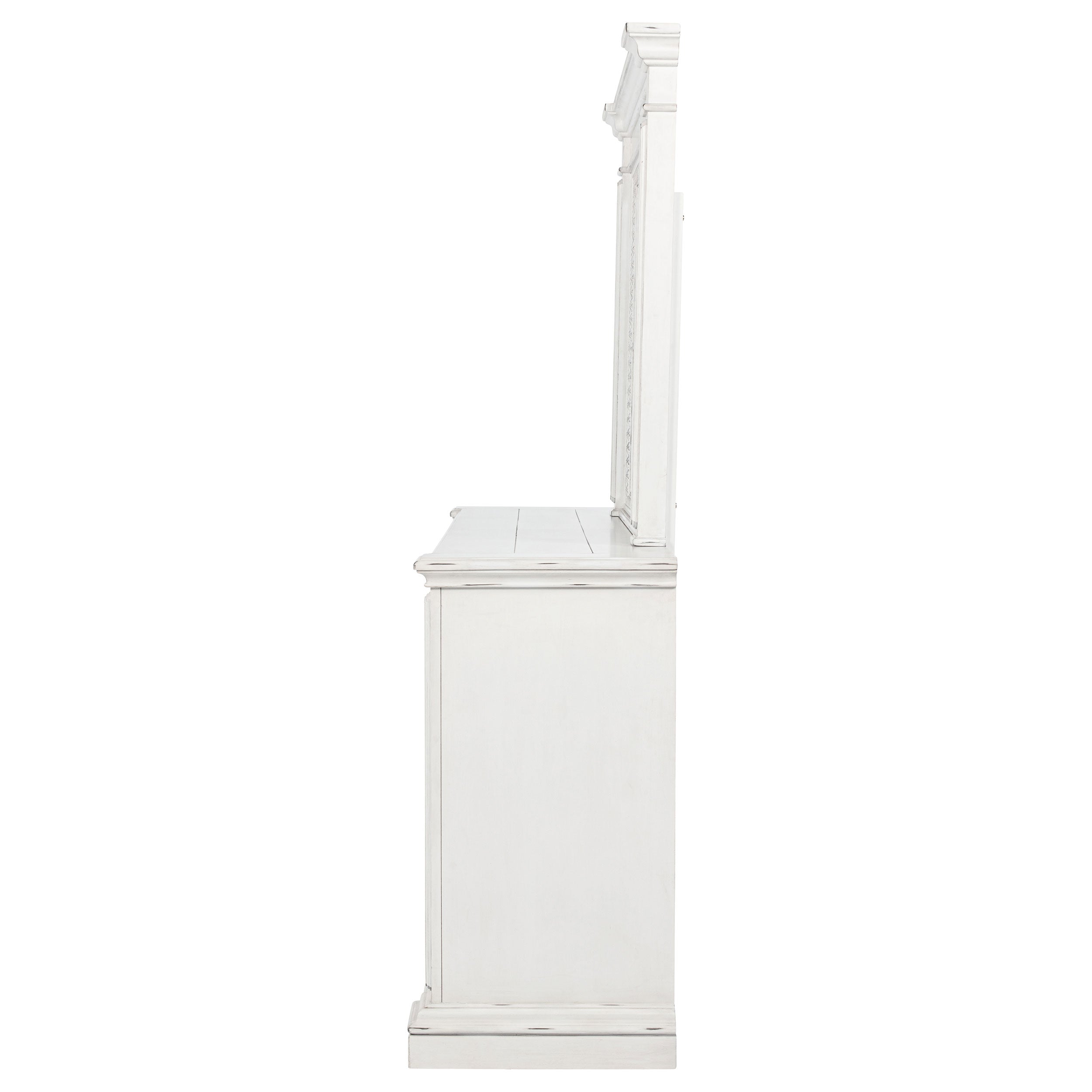 McKinney 6-drawer Bedroom Dresser with Mirror Vintage White — view 5