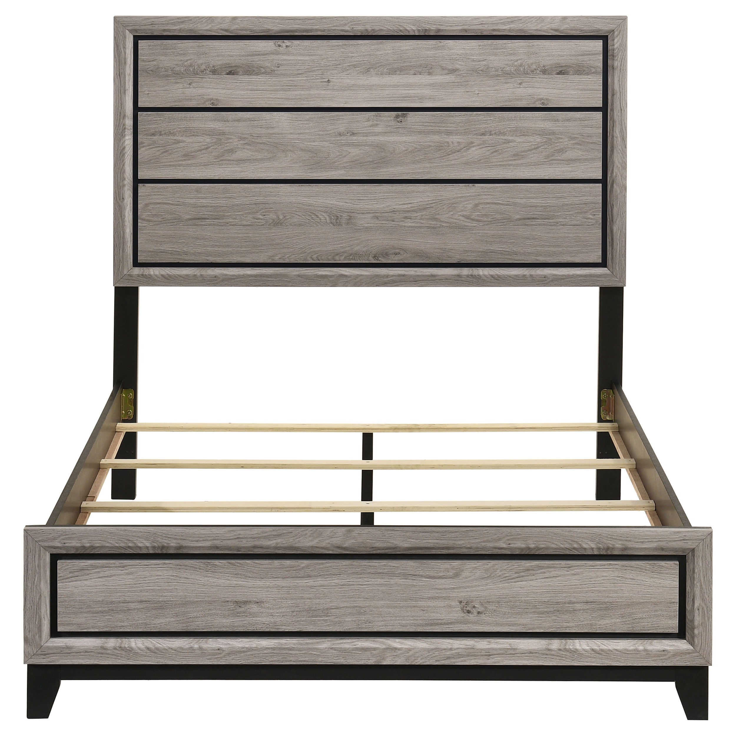 Watson Wood Full Panel Bed Light Taupe — view 4