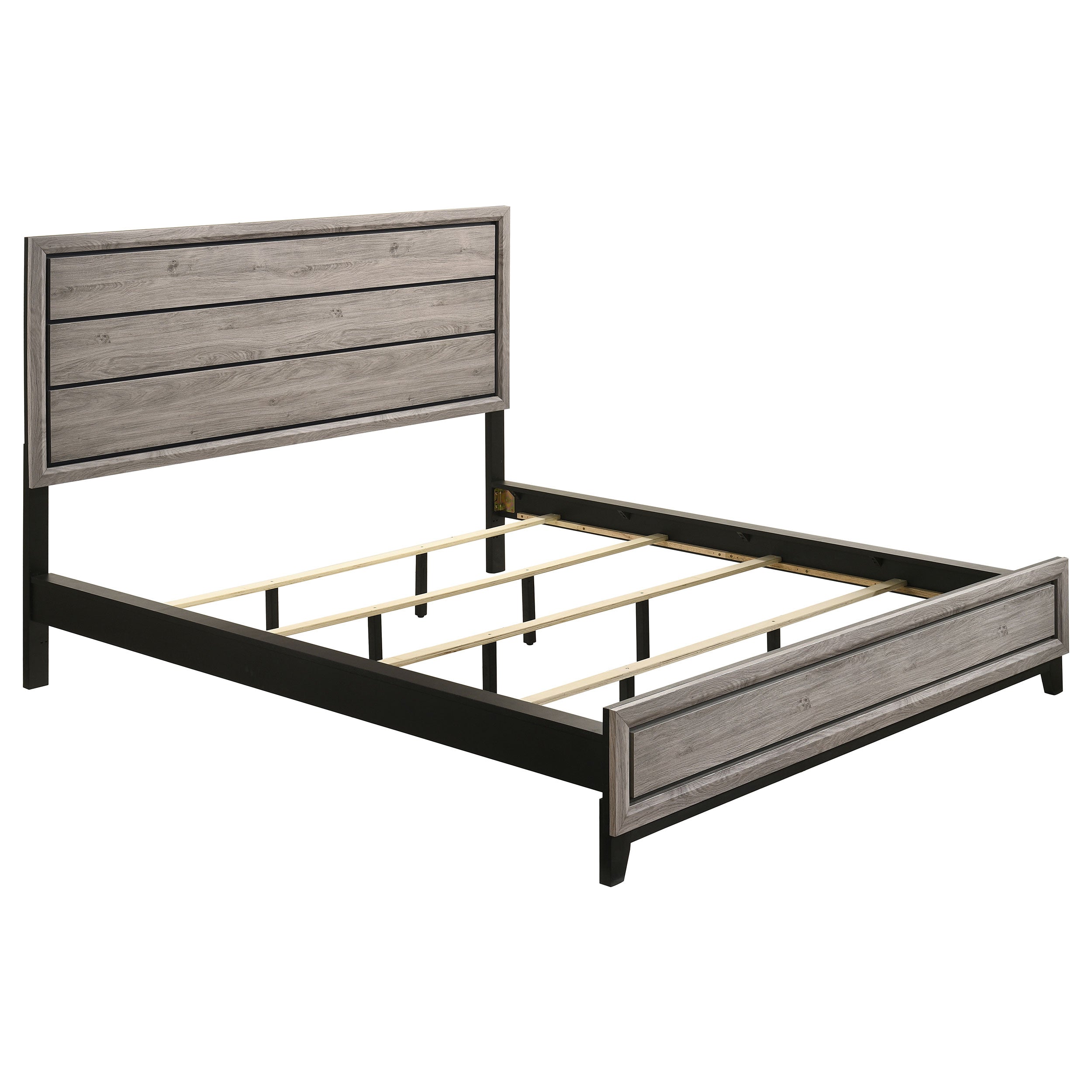 Watson Wood California King Panel Bed Light Taupe — view 1