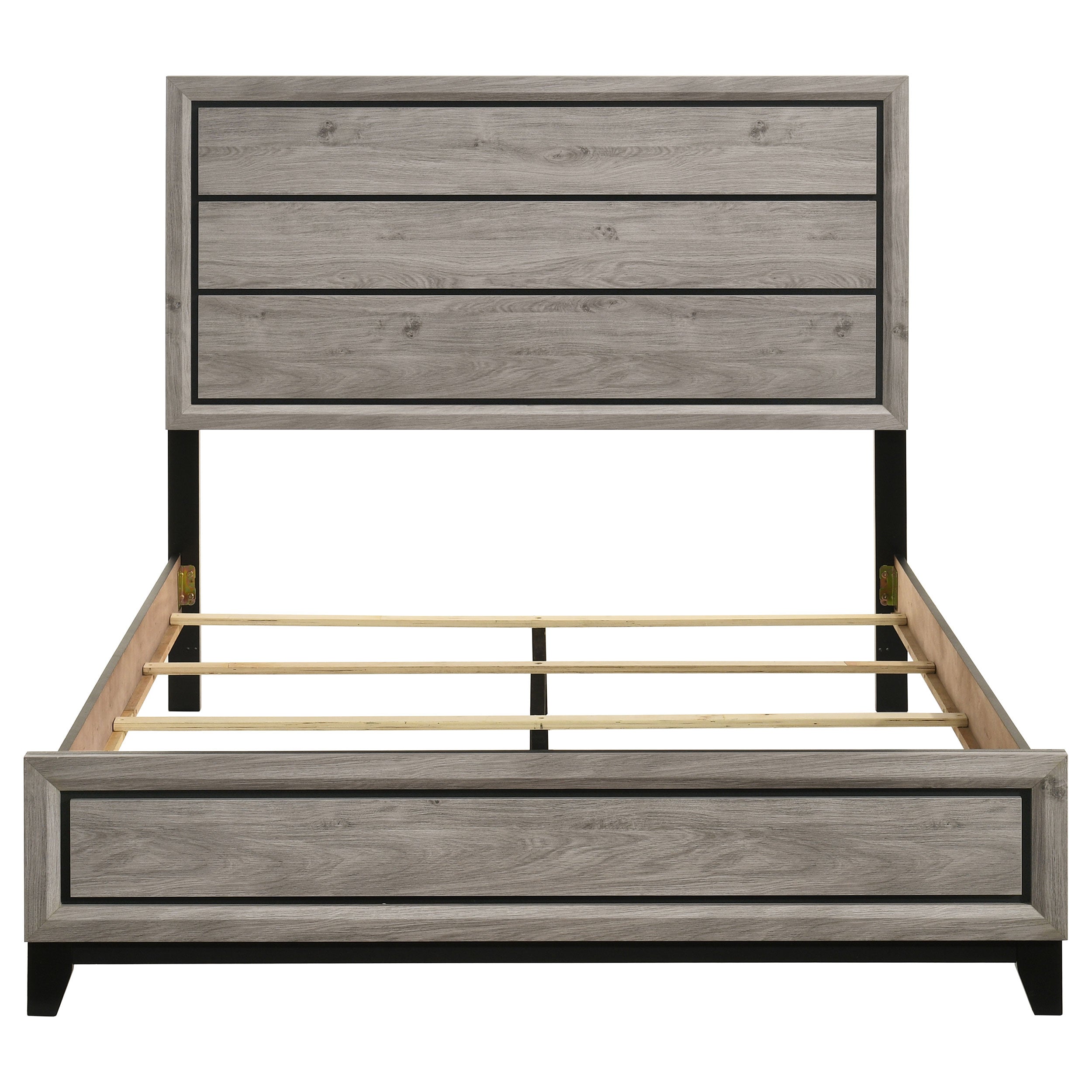 Watson Wood Queen Panel Bed Light Taupe — view 4