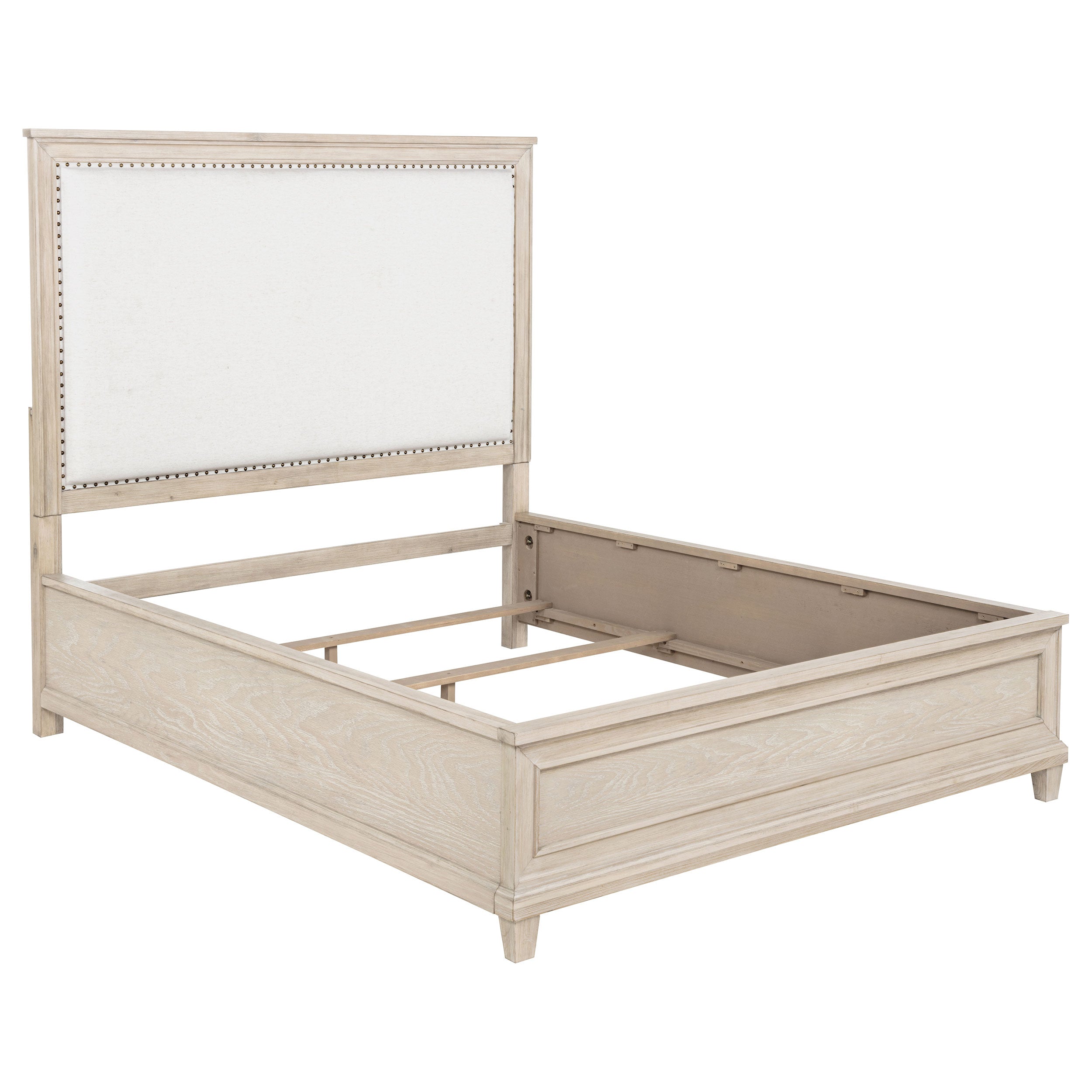Pembroke 66-inch Queen Panel Bed Washed Oak — view 1