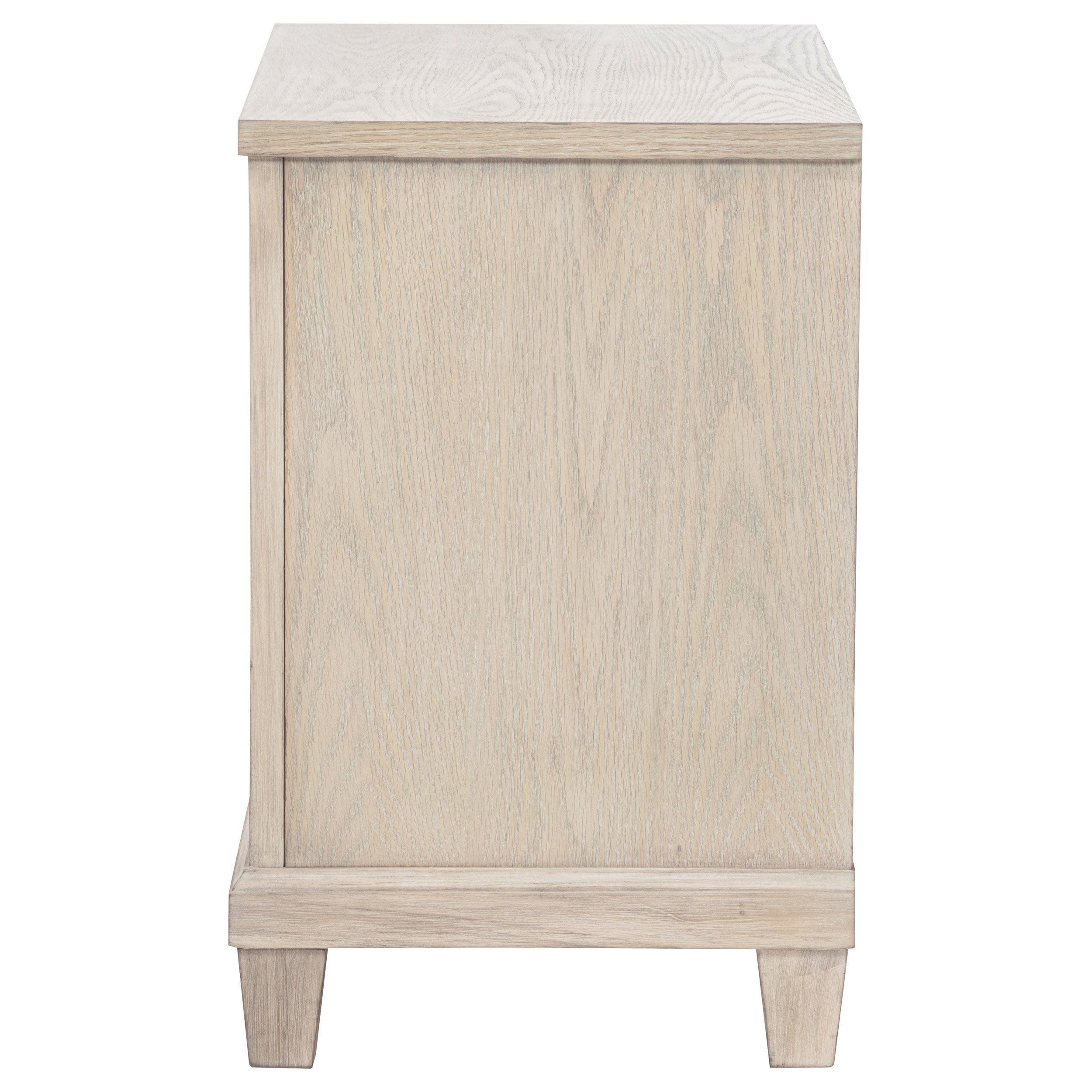 Pembroke 2-drawer Nightstand Bedside Table Washed Oak — view 5