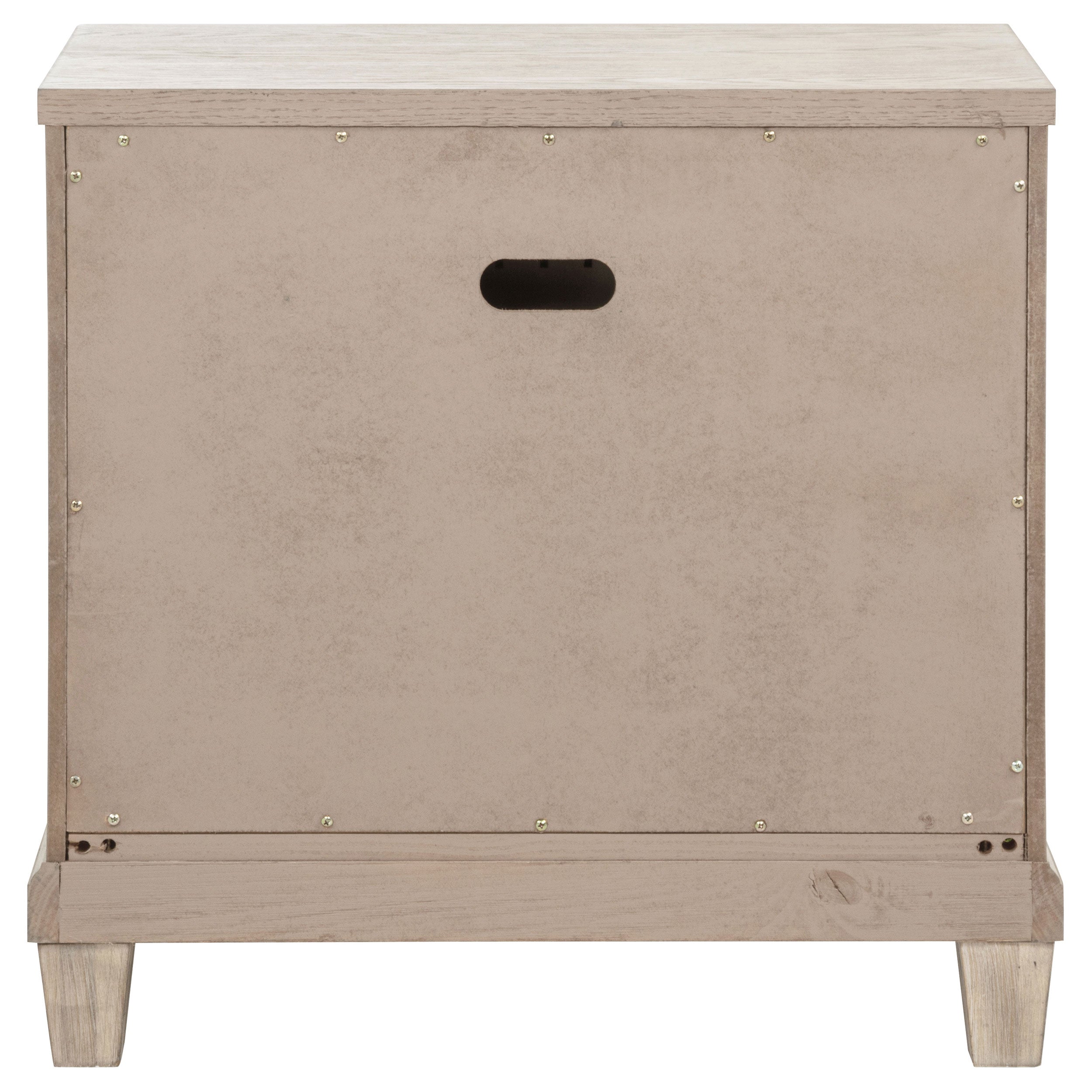 Pembroke 2-drawer Nightstand Bedside Table Washed Oak — view 7