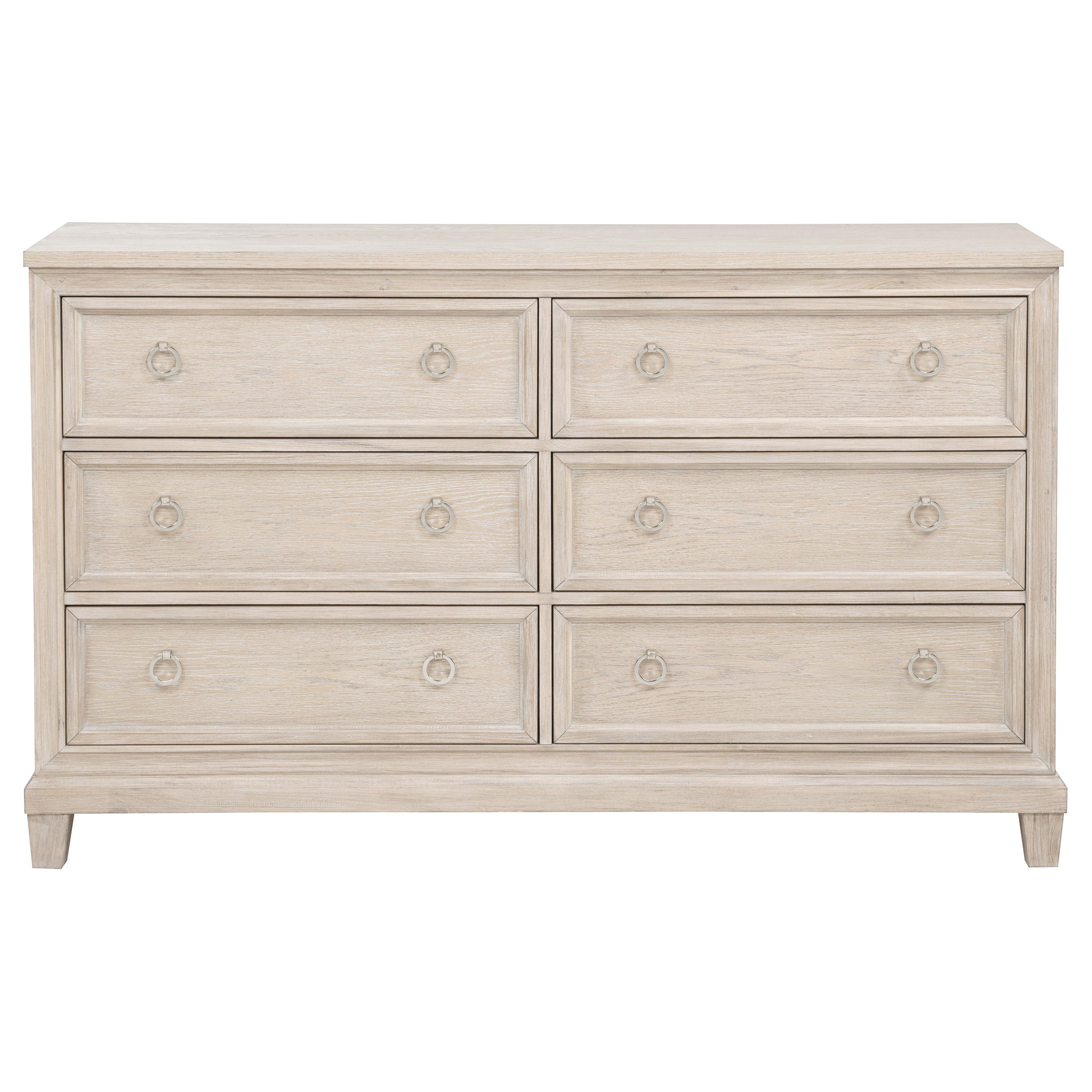 Pembroke 6-drawer Bedroom Dresser Cabinet Washed Oak — view 3