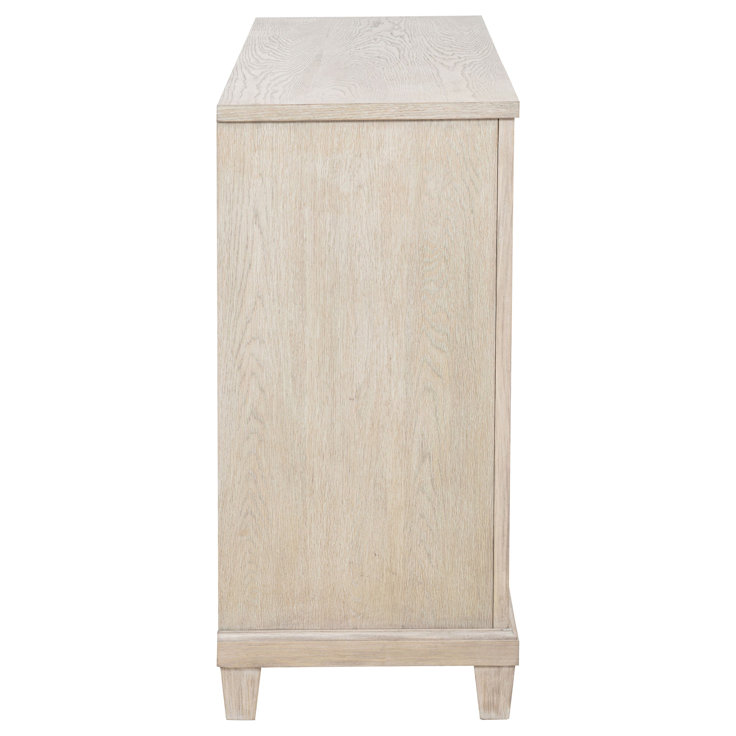 Pembroke 6-drawer Bedroom Dresser Cabinet Washed Oak — view 9