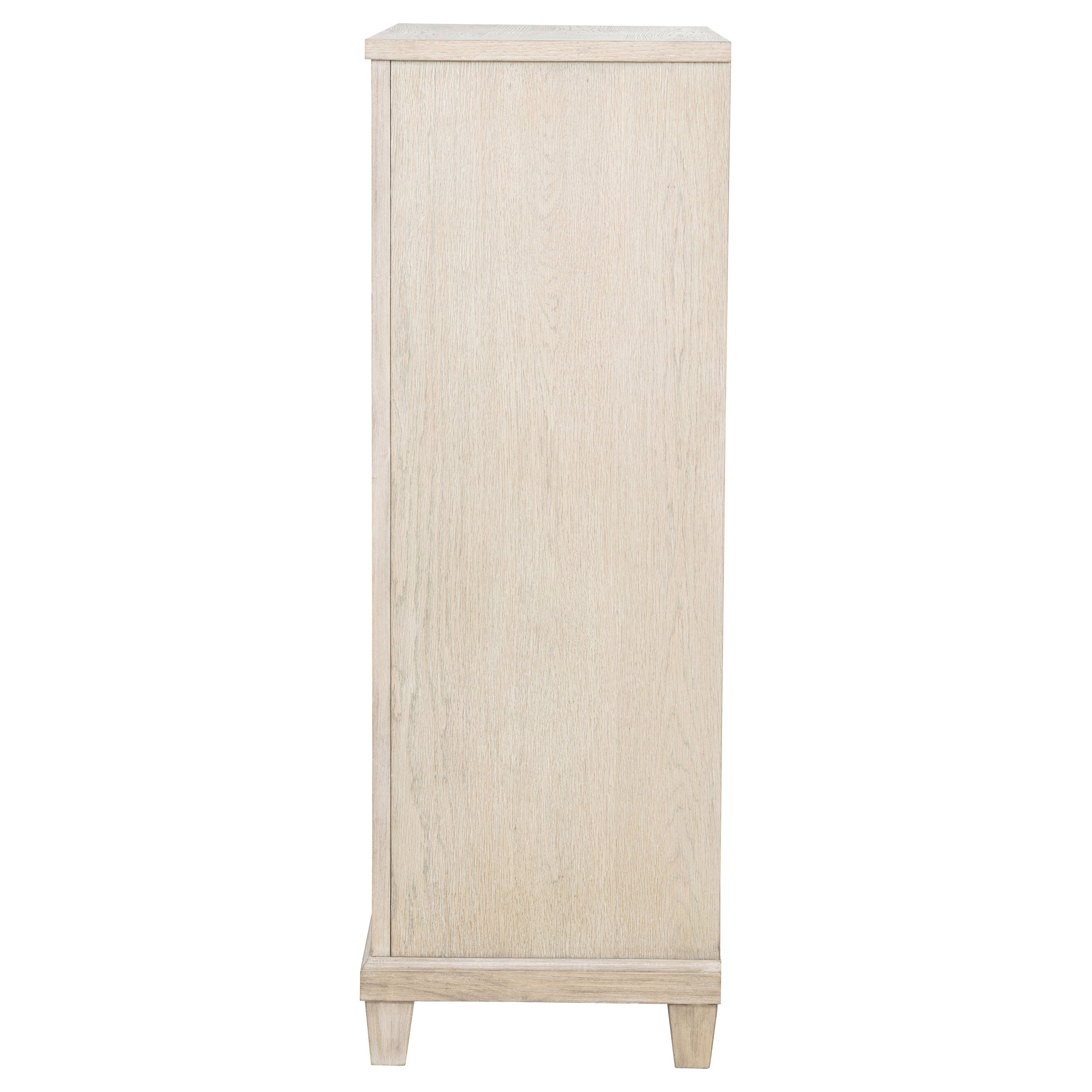 Pembroke 5-drawer Chest of Drawers Washed Oak — view 5