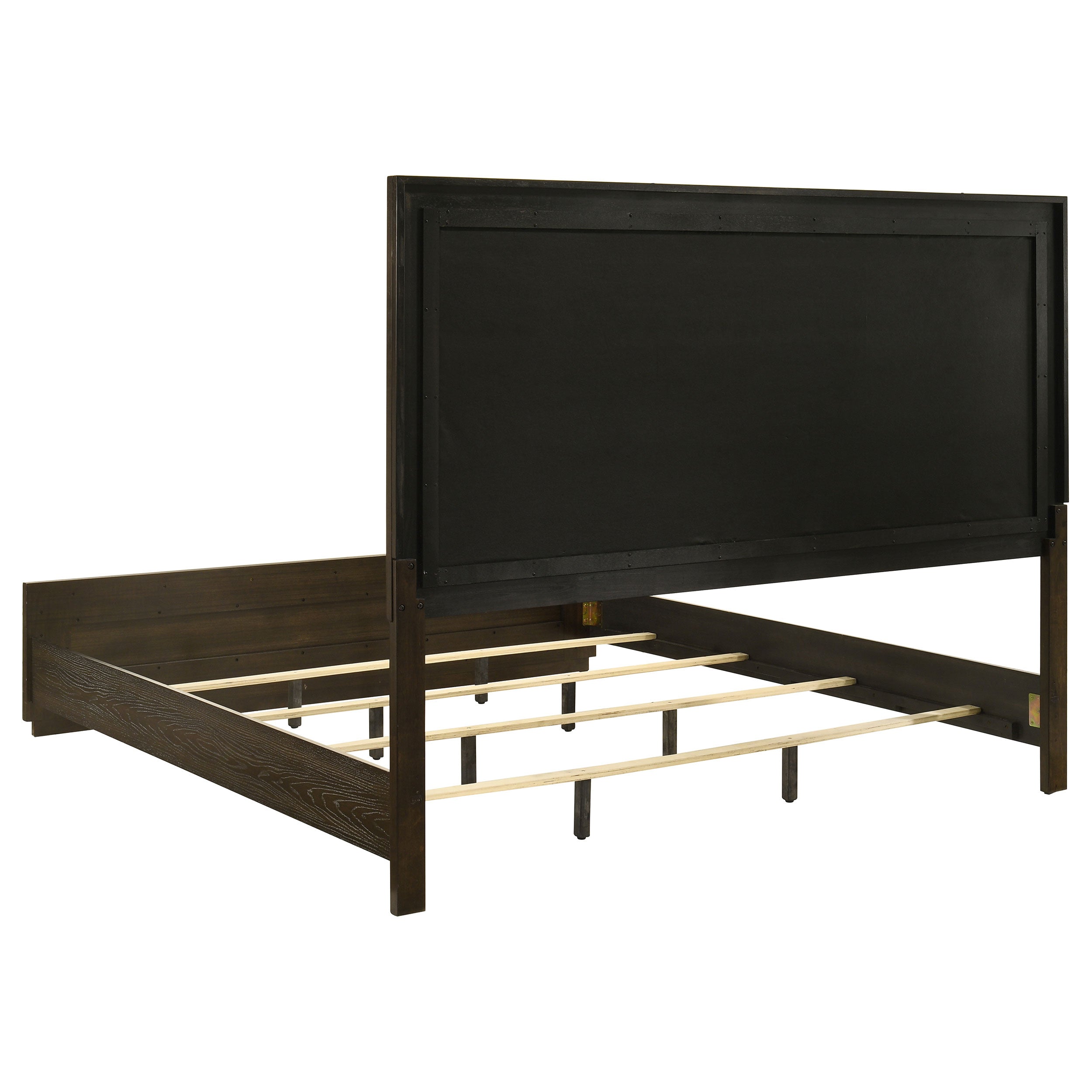 Atlas 4-piece Eastern King Bedroom Set Dark Oak — view 4