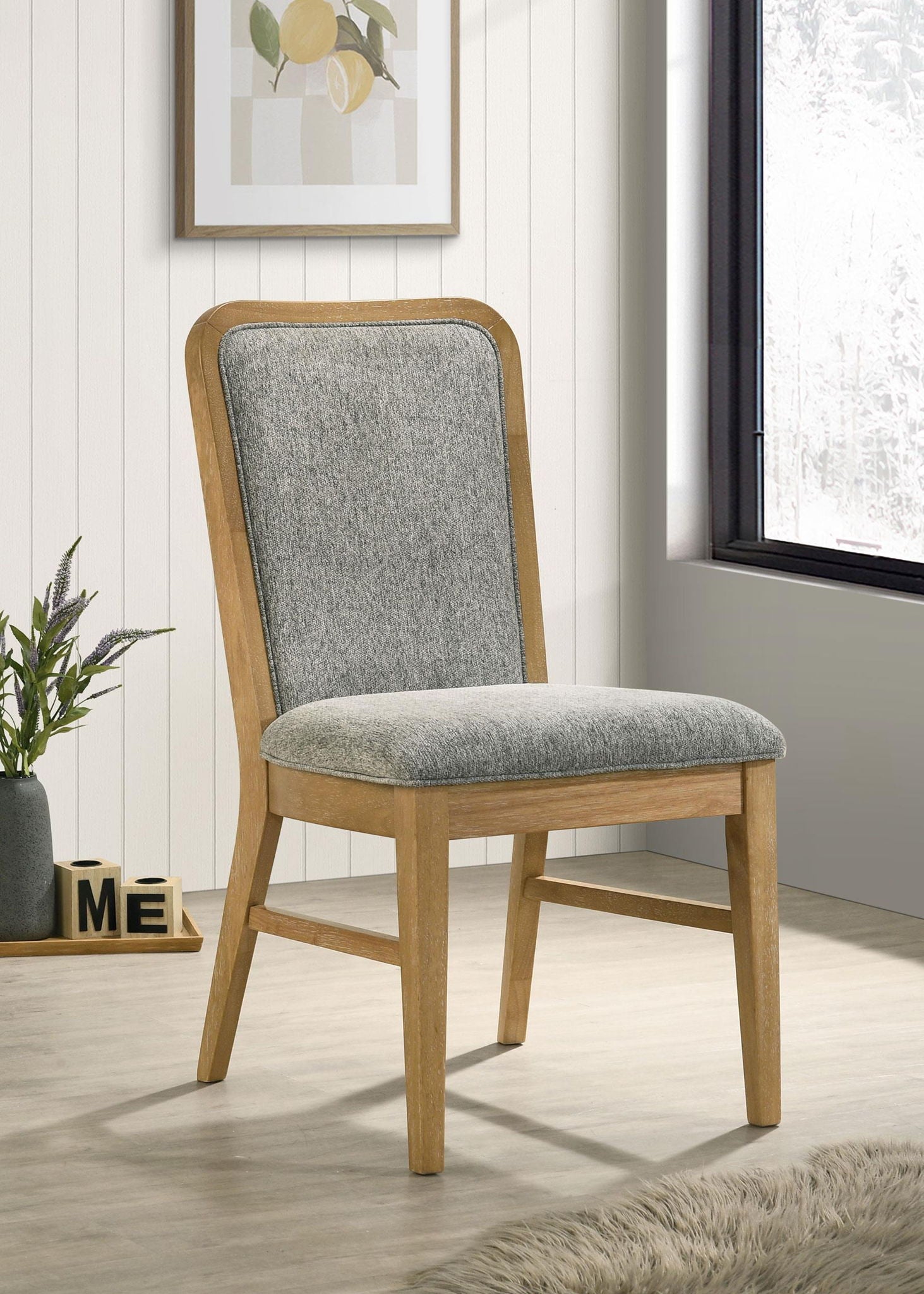 Croyden Dining Side Chair Weathered Natural (Set of 2)