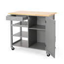Contemporary Design Kitchen Cart With Wheels