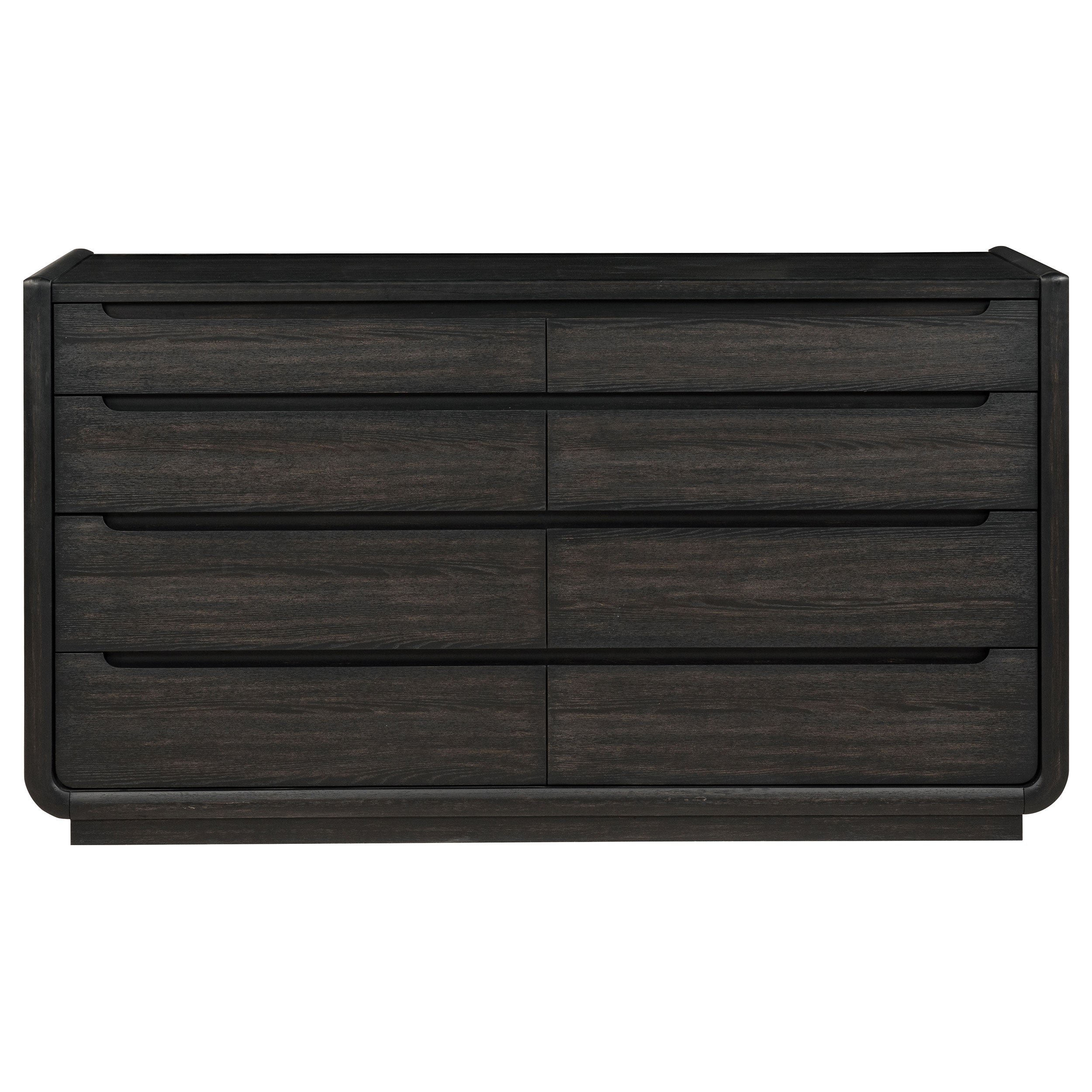 Leandro 8-drawer Bedroom Dresser Cabinet Burnished Black — view 3