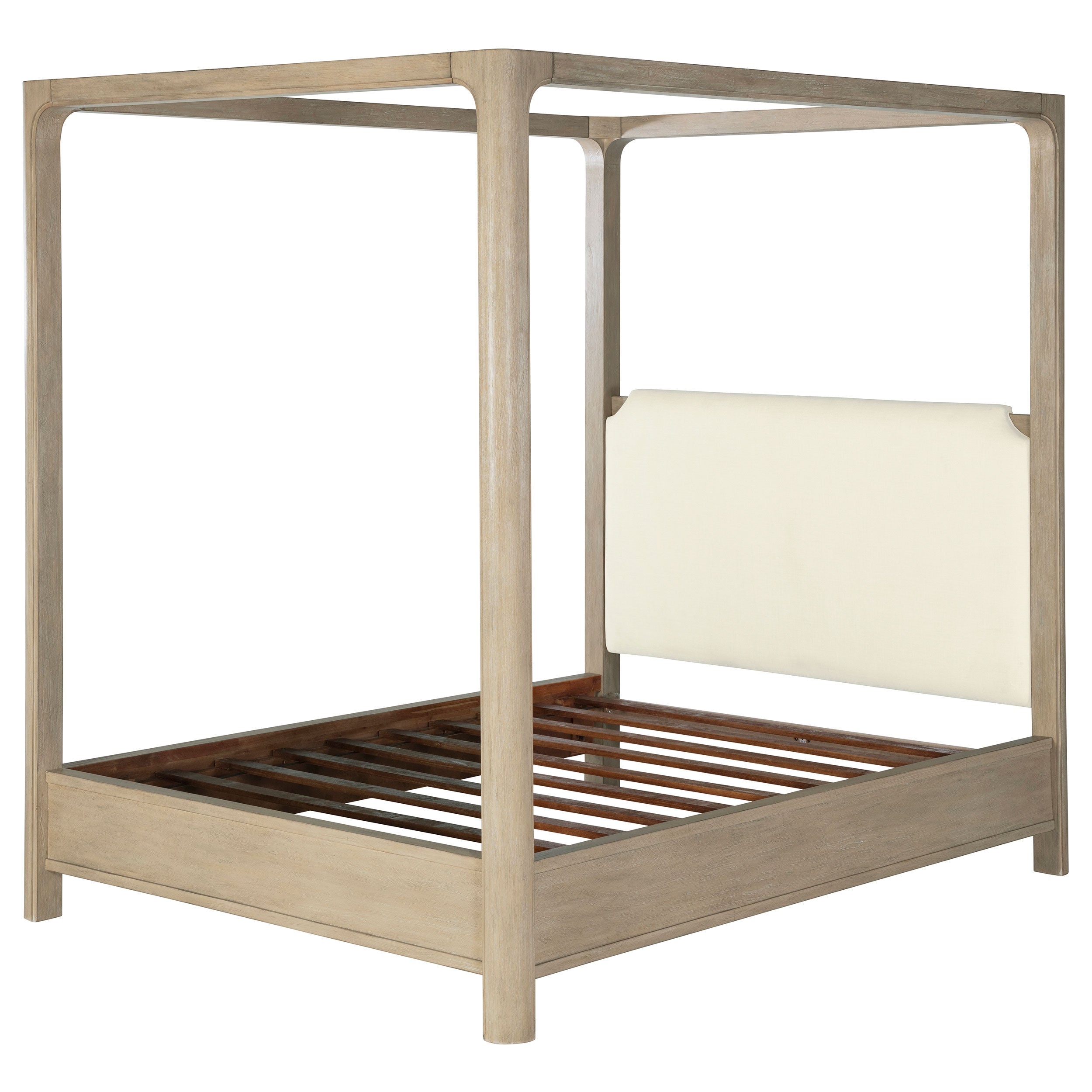 Solano 85-inch Eastern King Canopy Bed Weathered Mango — view 4