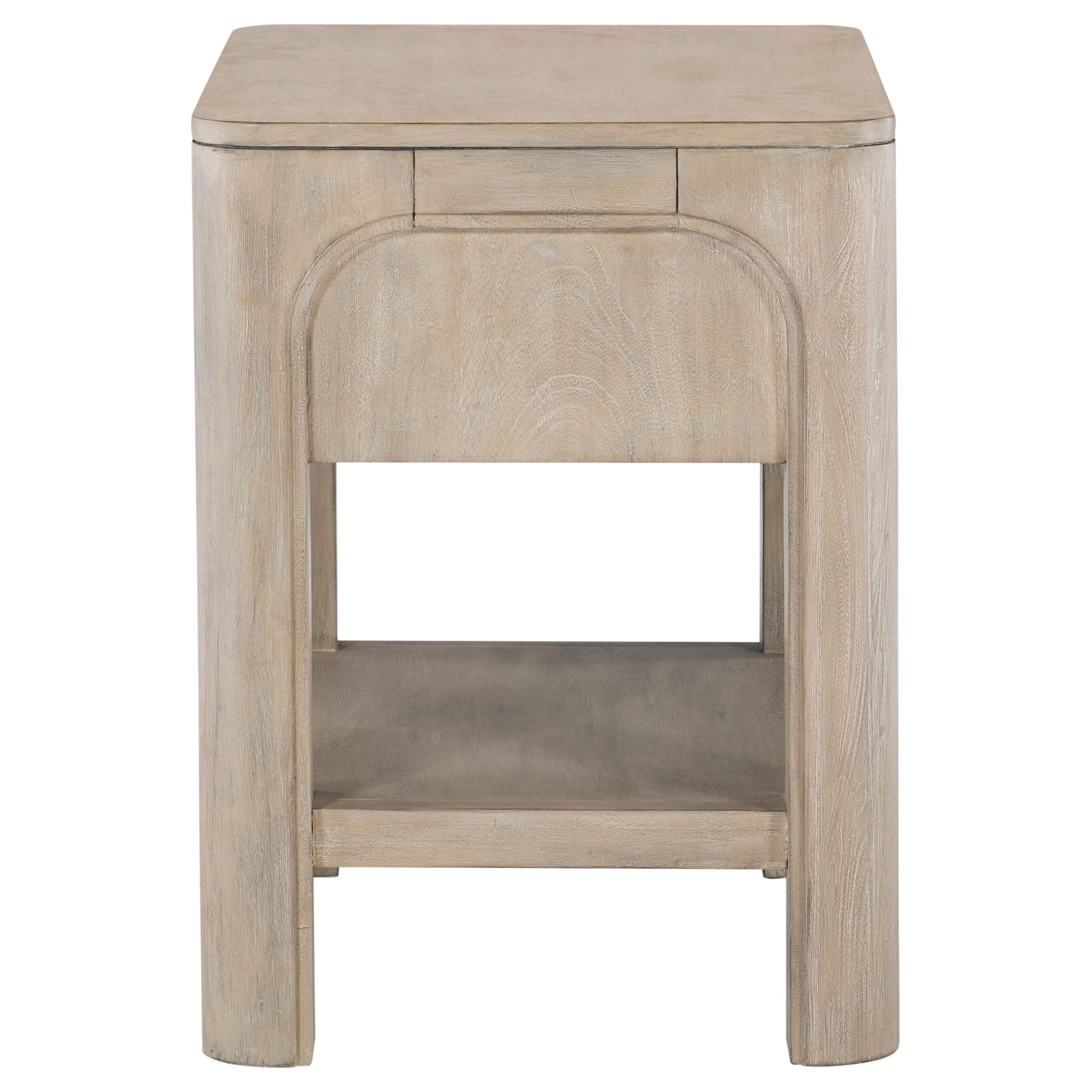 Solano 1-drawer Nightstand Bedside Table Weathered Mango — view 9