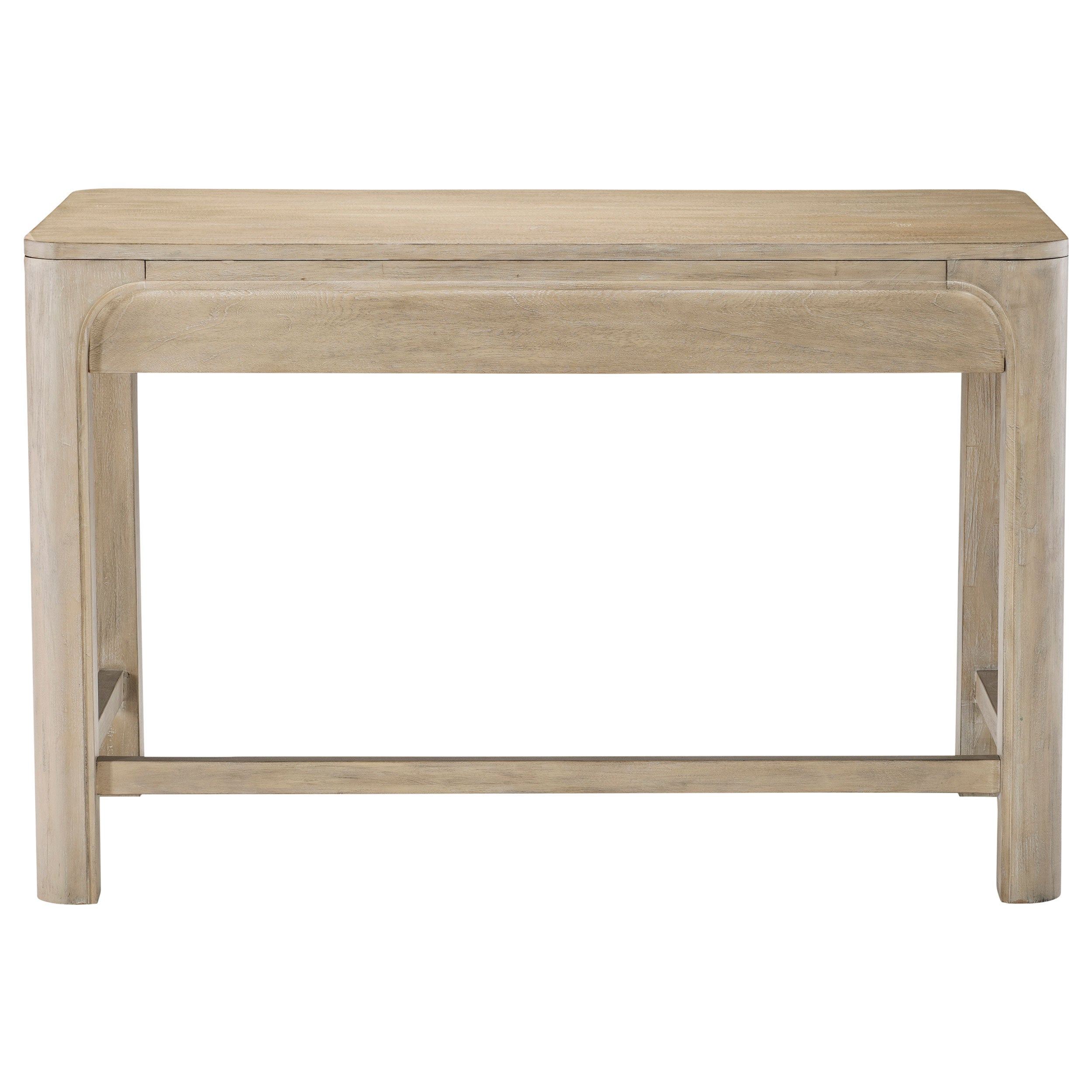 Solano 2-drawer Makeup Table Vanity Desk Weathered Mango — view 7