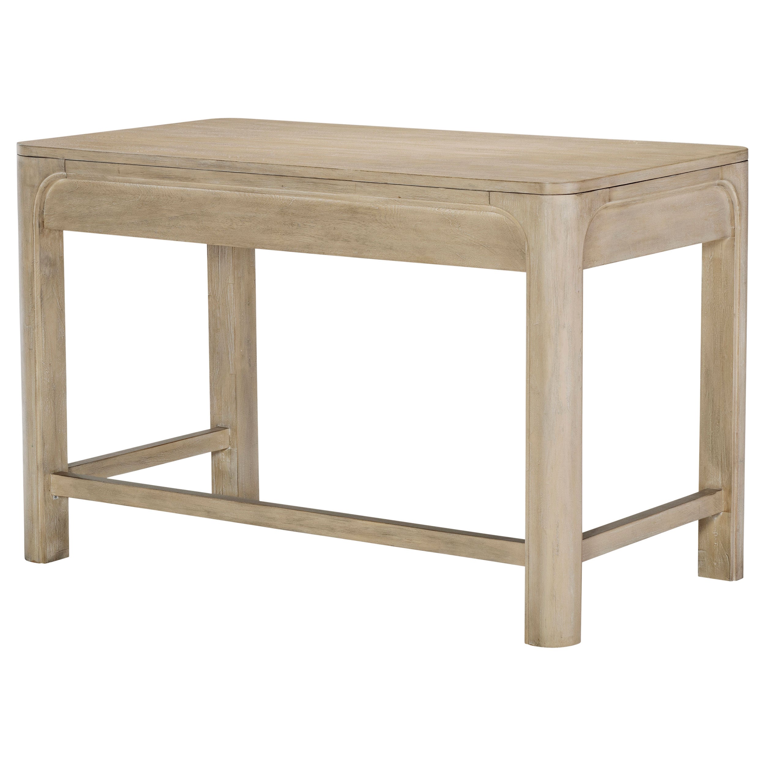 Solano 2-drawer Makeup Table Vanity Desk Weathered Mango — view 8