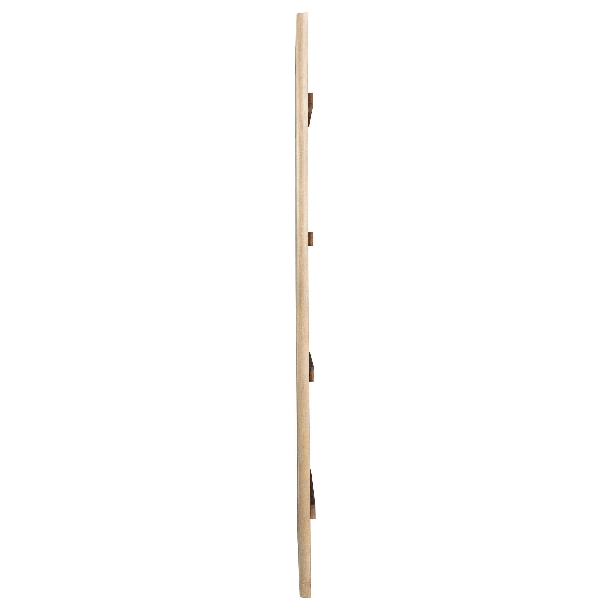 Solano 80-inch Full Length Floor Mirror Weathered Mango — view 4