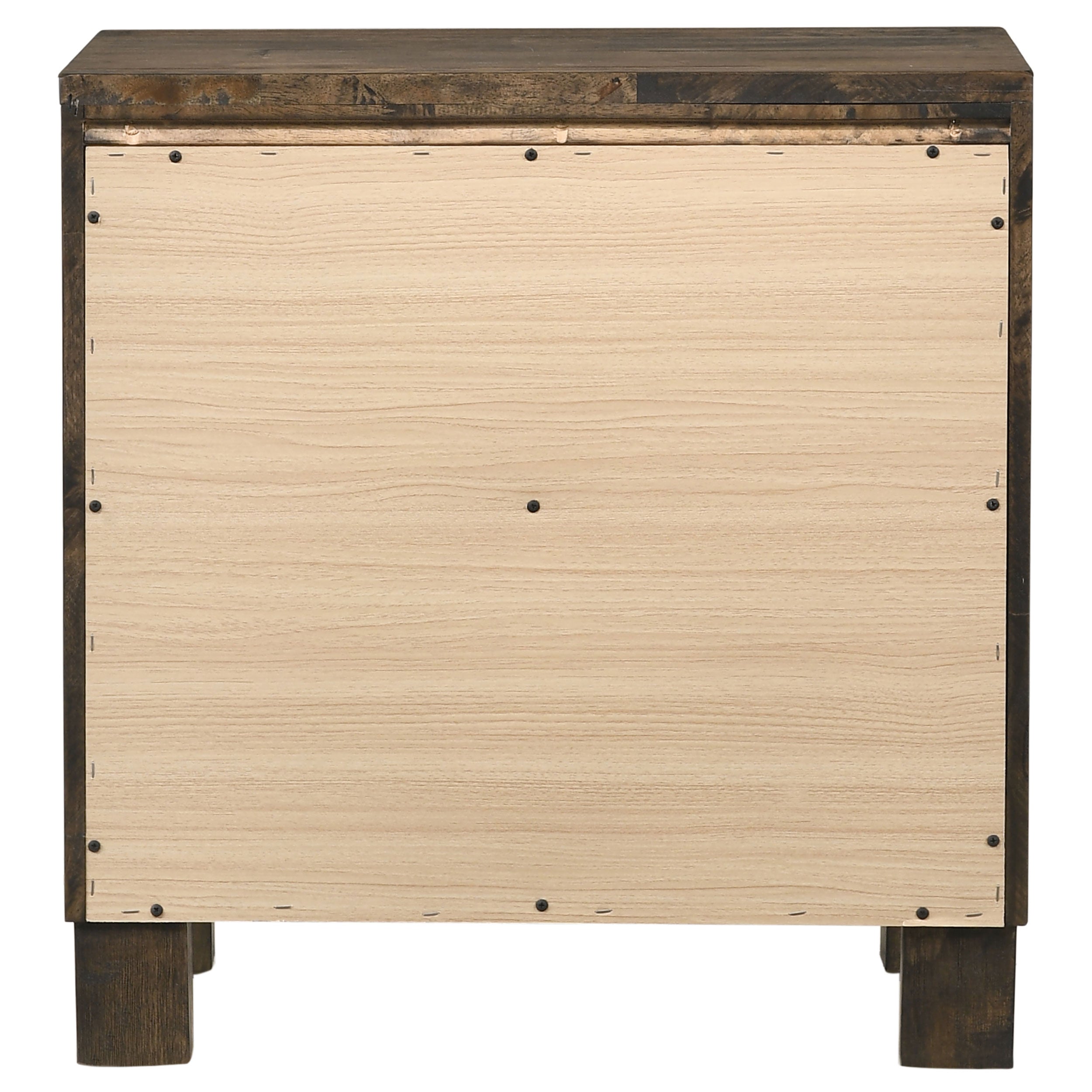 Woodmont 2-drawer Nightstand Rustic Golden Brown — view 7