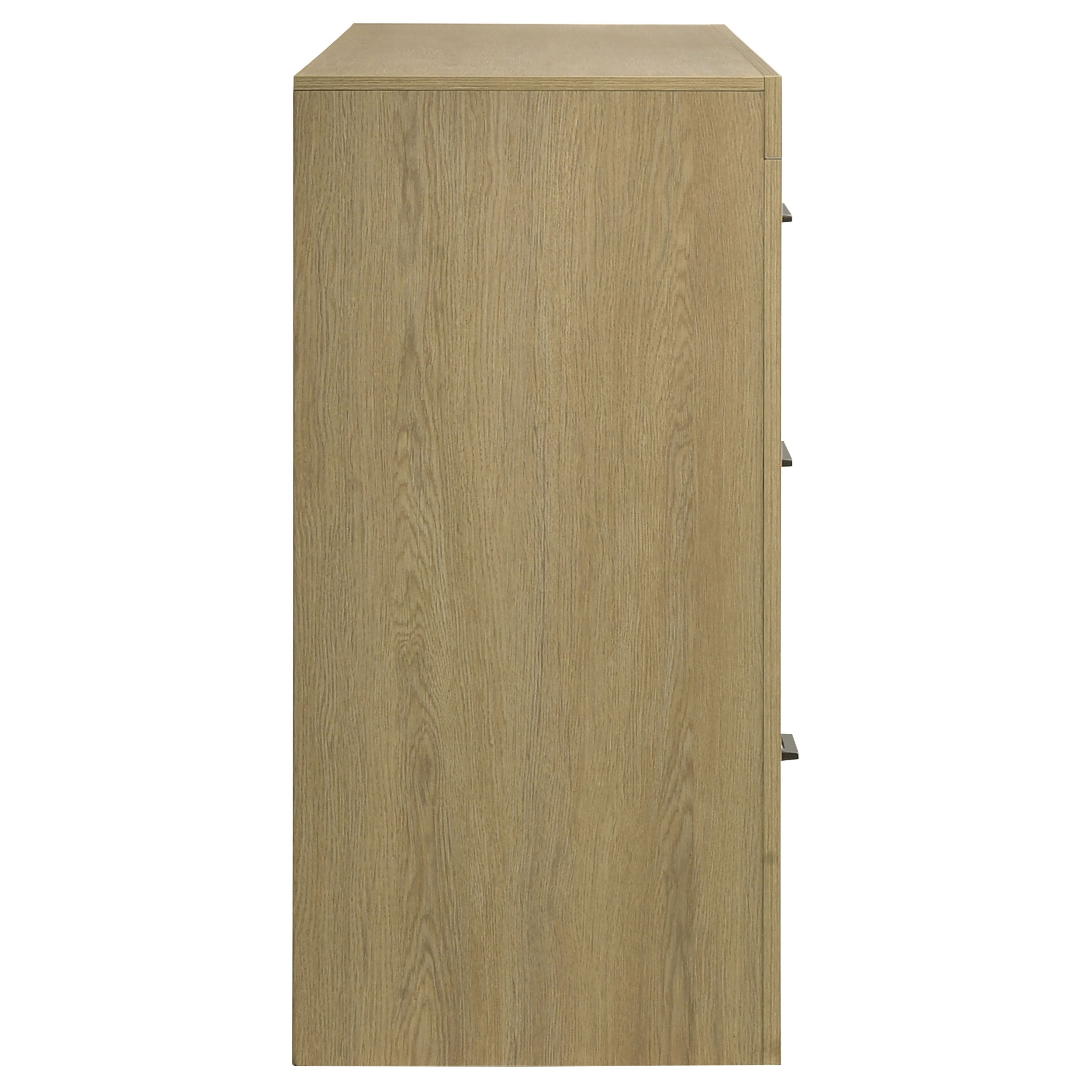 Hendricks 6-drawer Bedroom Dresser Storage Cabinet Light Oak — view 8