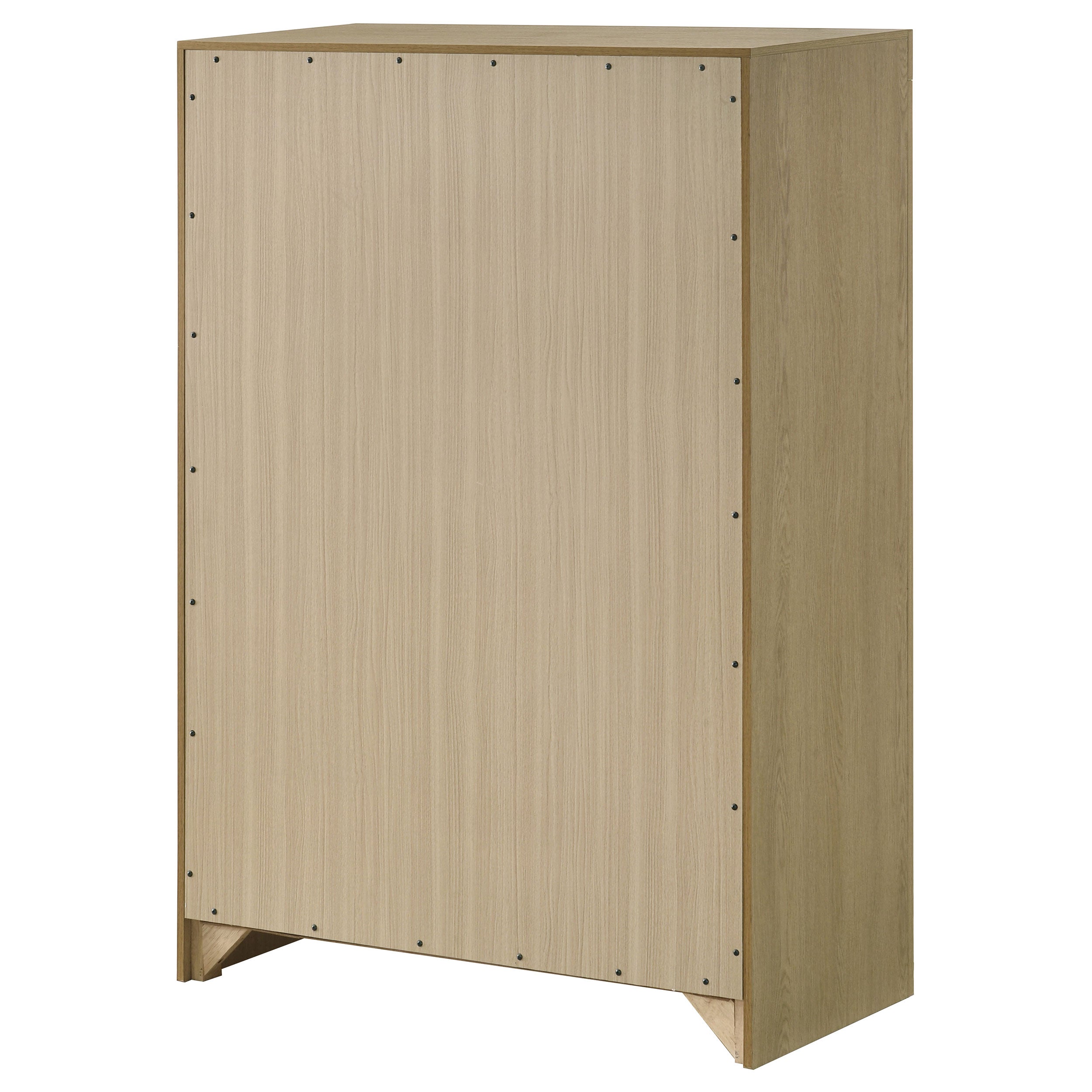 Hendricks 5-drawer Bedroom Chest of Drawers Light Oak — view 7