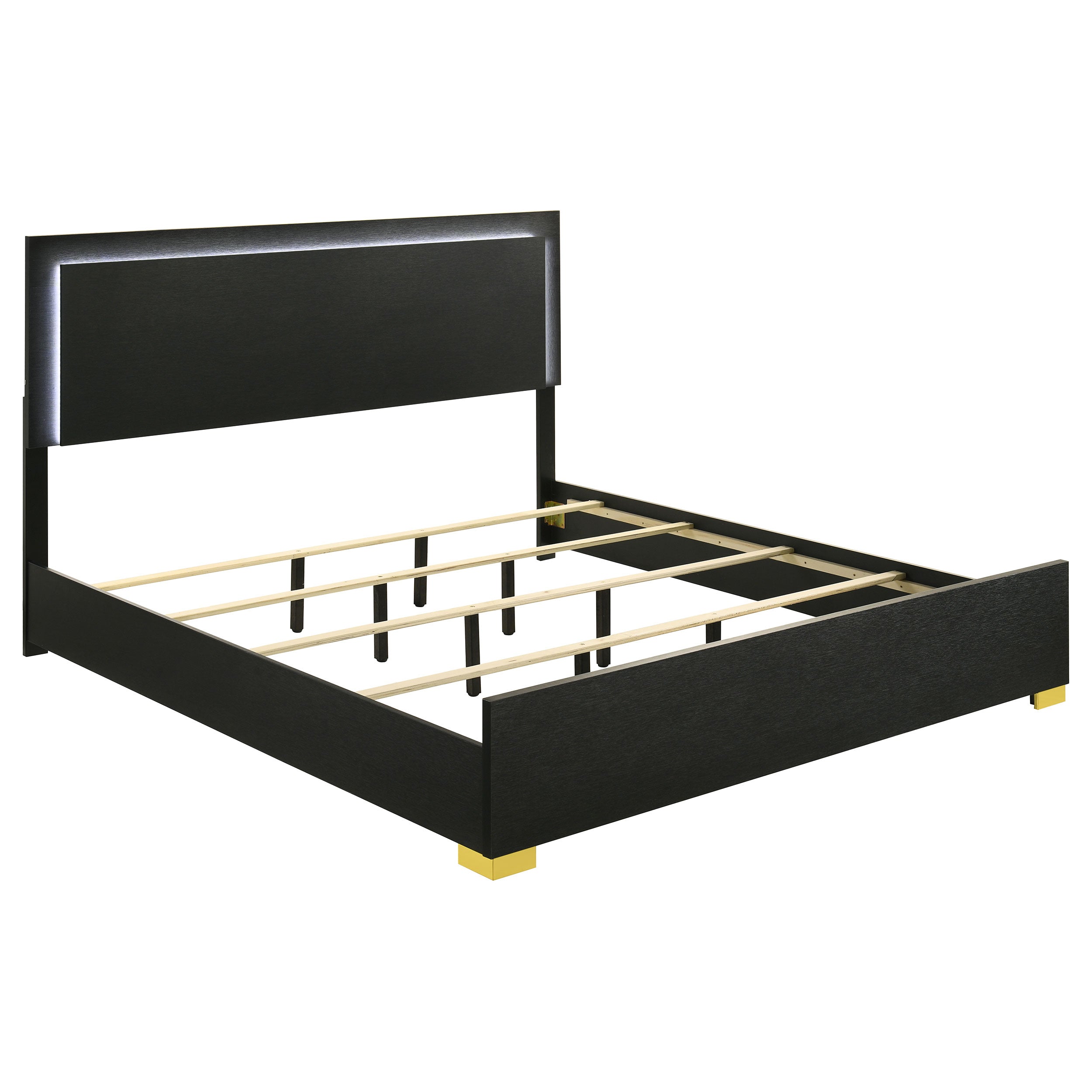 Marceline 5-piece Eastern King Bedroom Set Black — view 3
