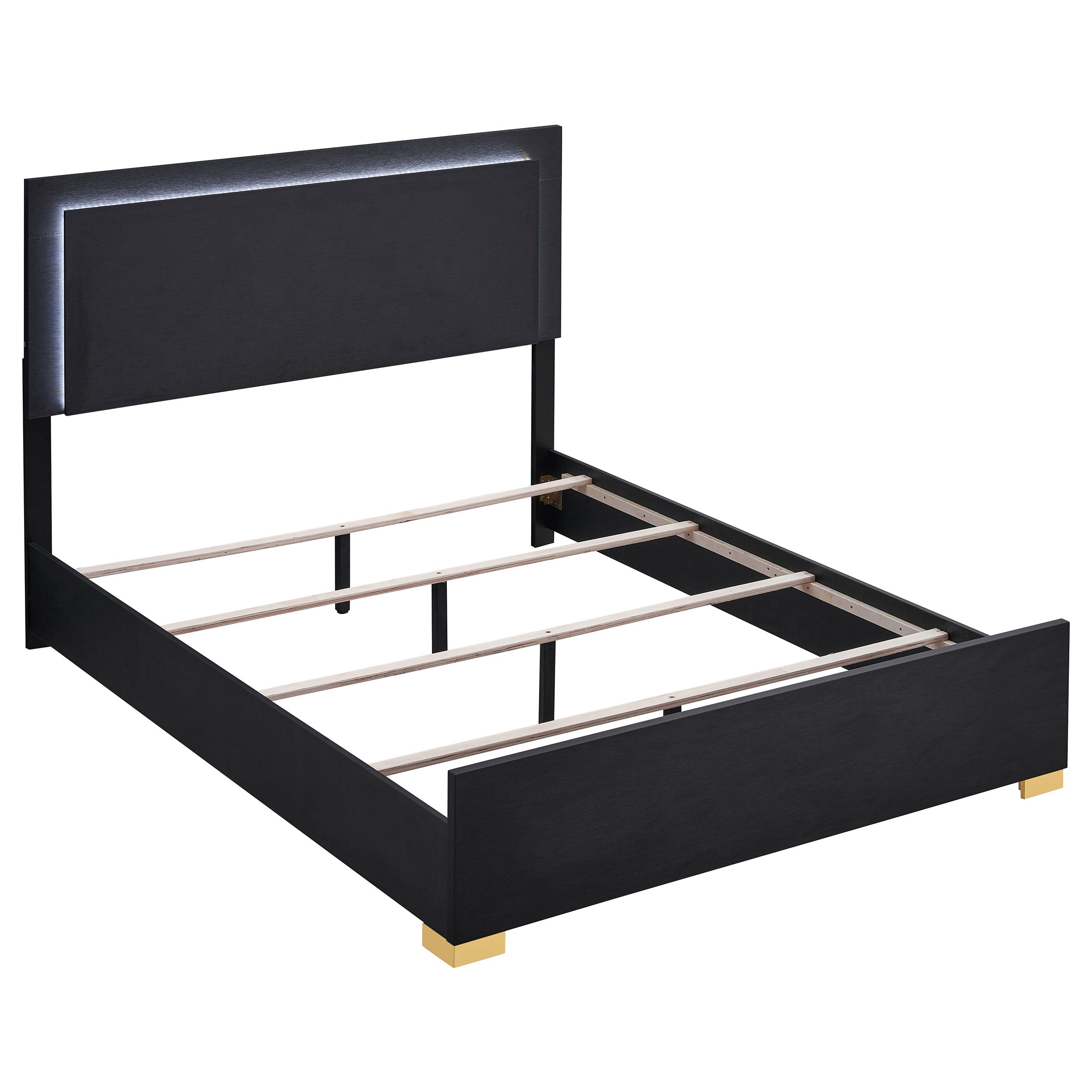 Marceline 5-piece Queen Bedroom Set Black — view 3