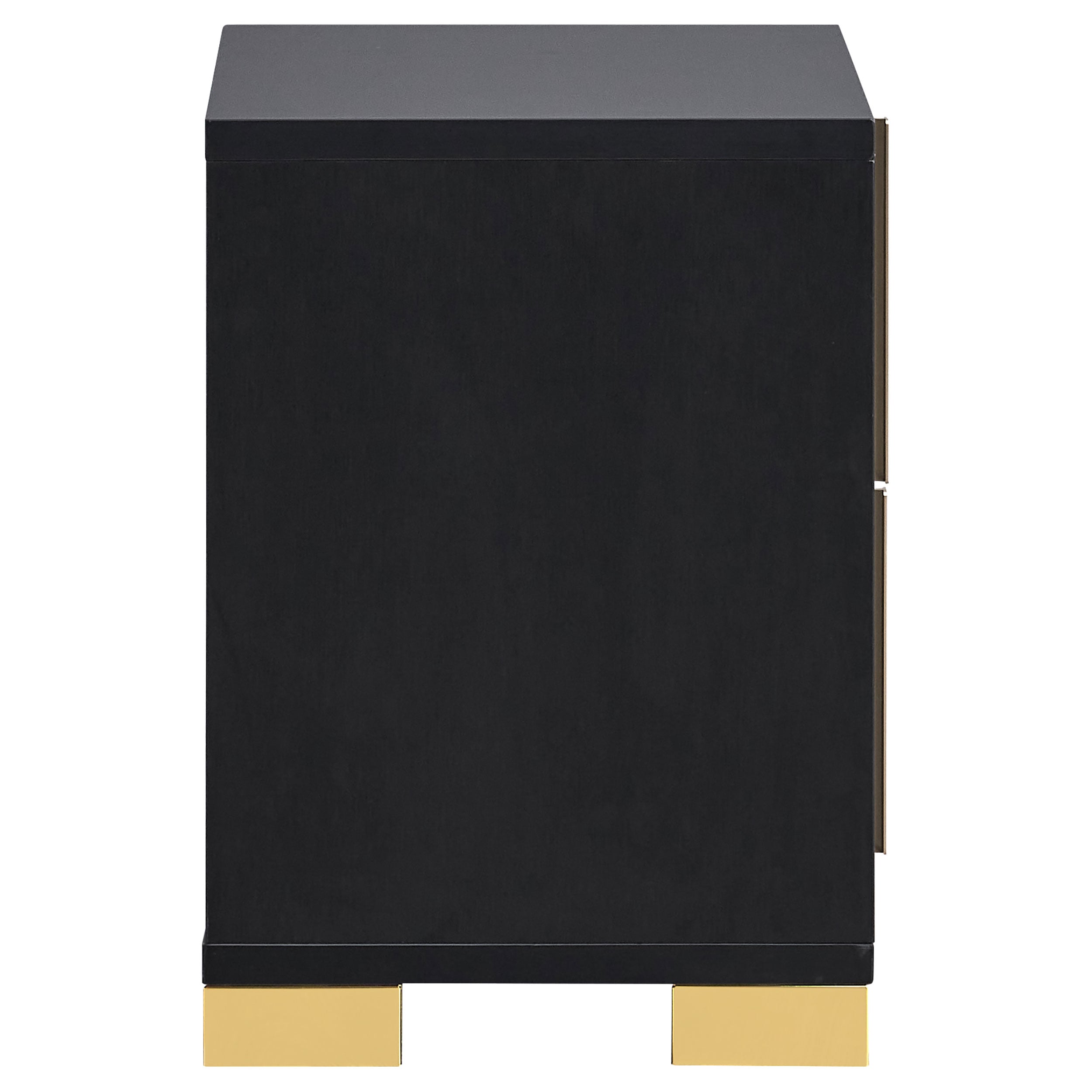 Marceline 2-drawer Nightstand Black — view 9