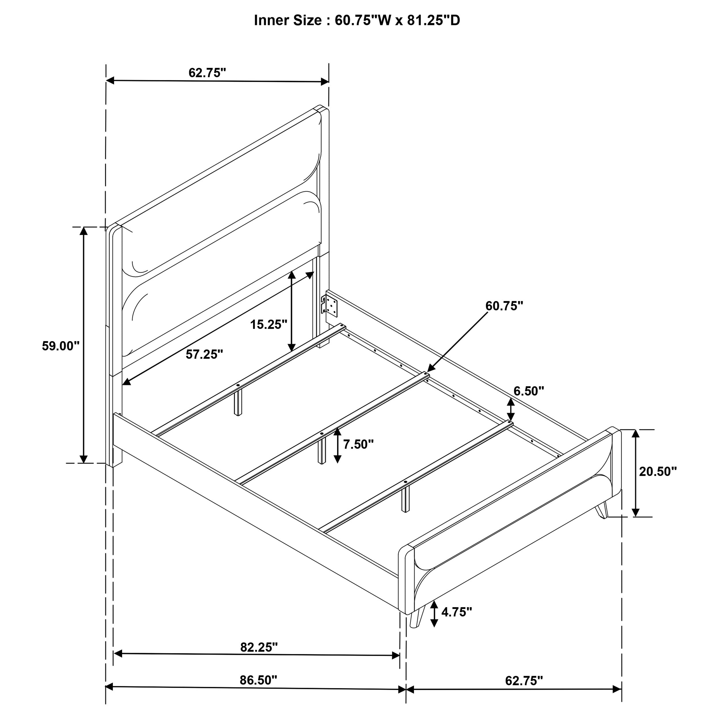 Bennett 5-piece Queen Bedroom Set Light Oak — view 16