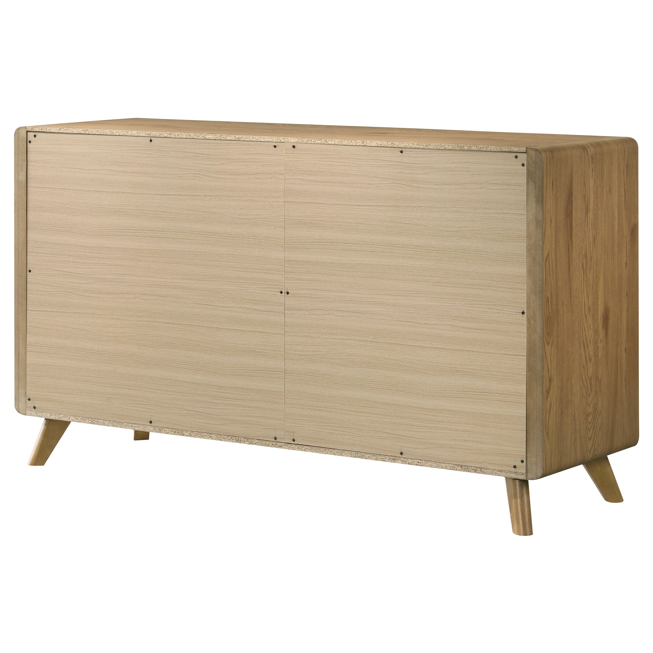 Bennett 6-drawer Bedroom Dresser Cabinet Light Oak — view 8