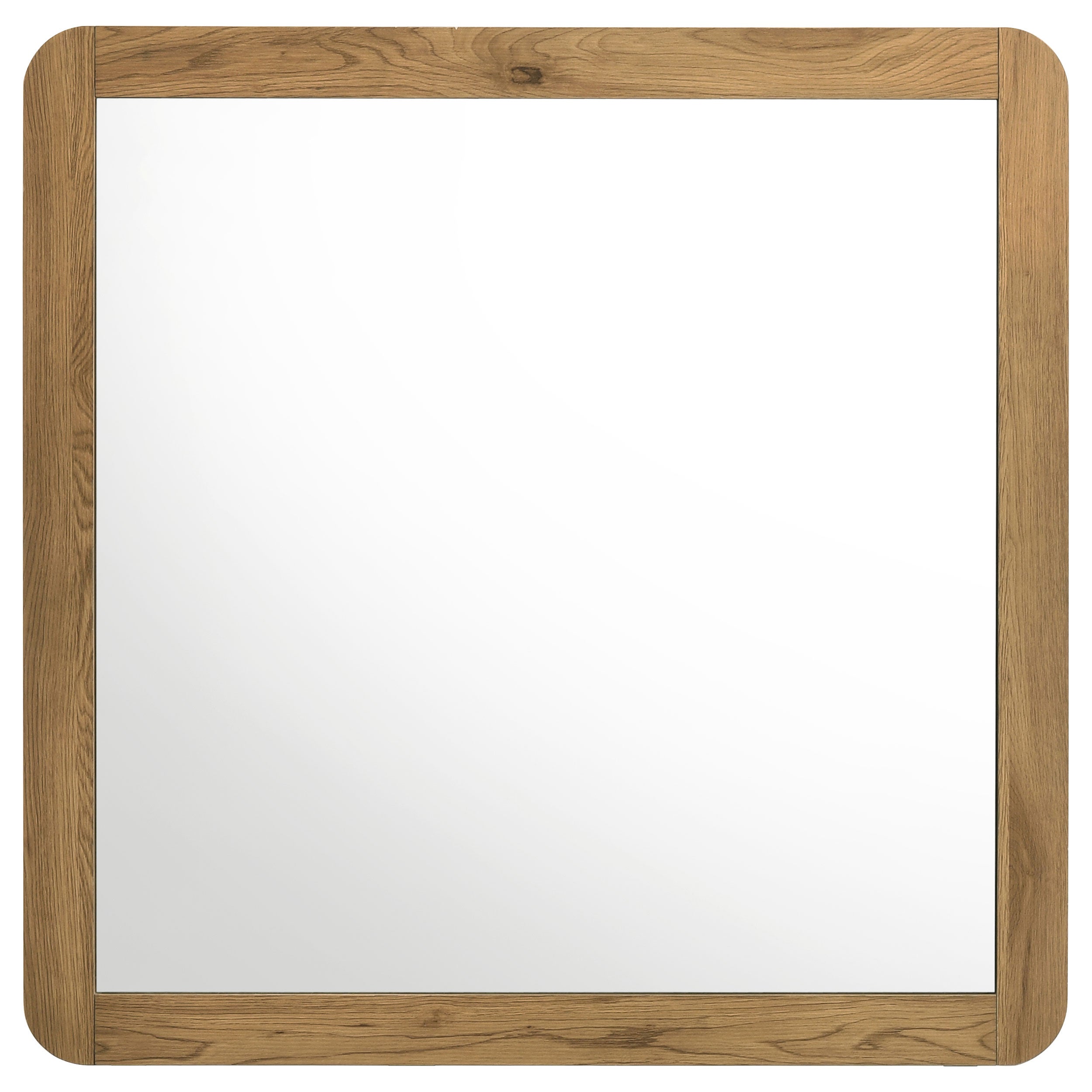 Bennett Bedroom Dresser Mirror Light Oak — view 3