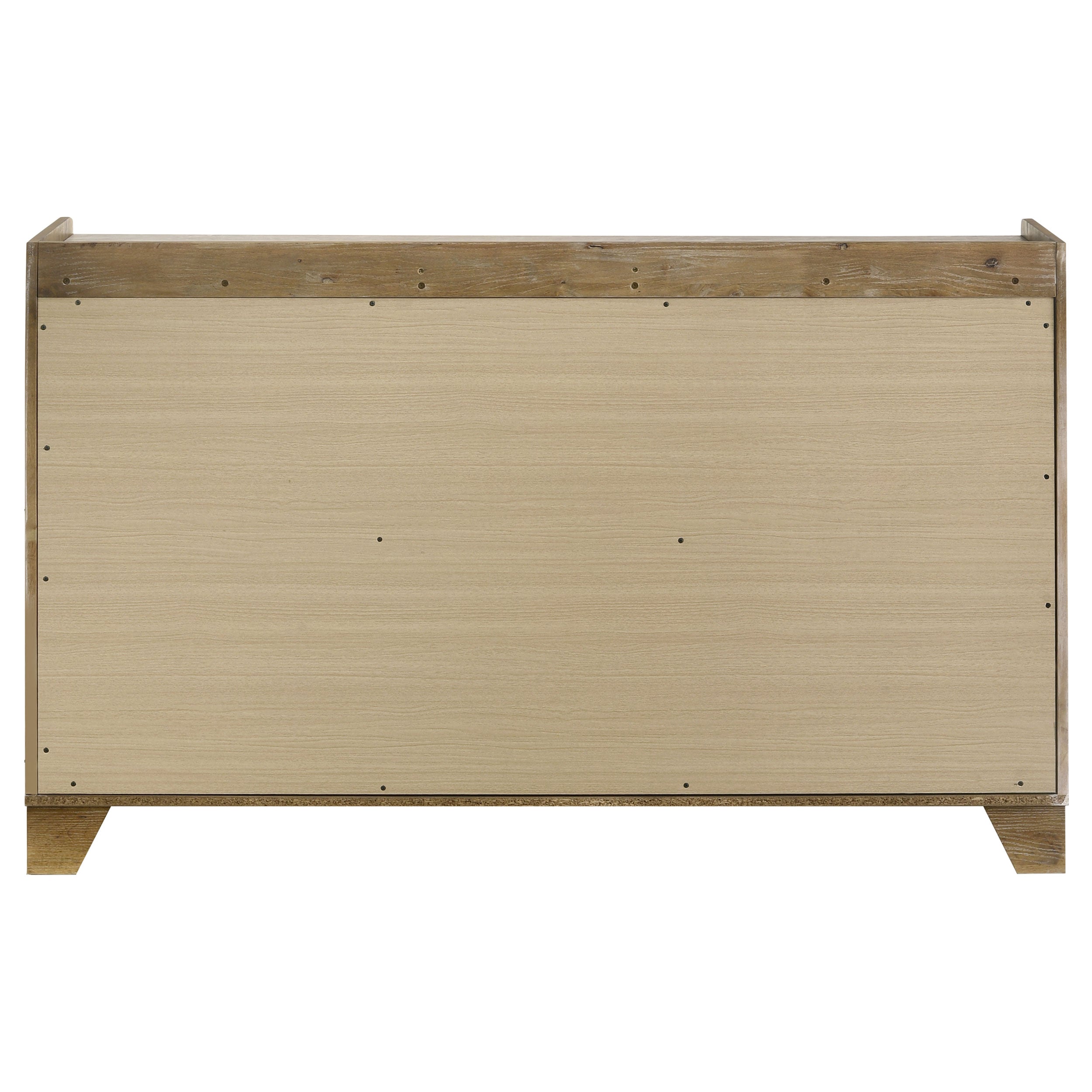 Henderson 6-drawer Bedroom Dresser Cabinet Medium Oak — view 5